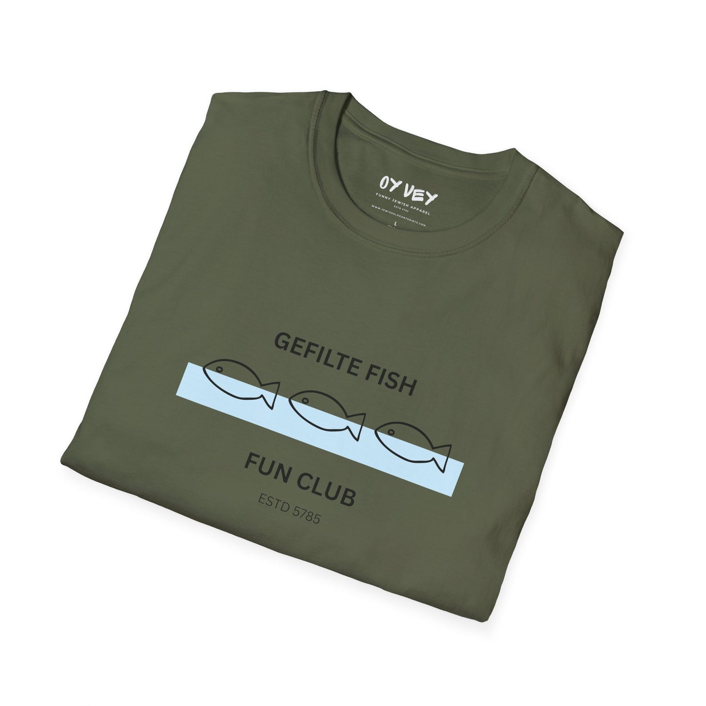 Gefilte Fish Fun Club 2  - Unisex soft T-shirt, Perfect Gift for Friends