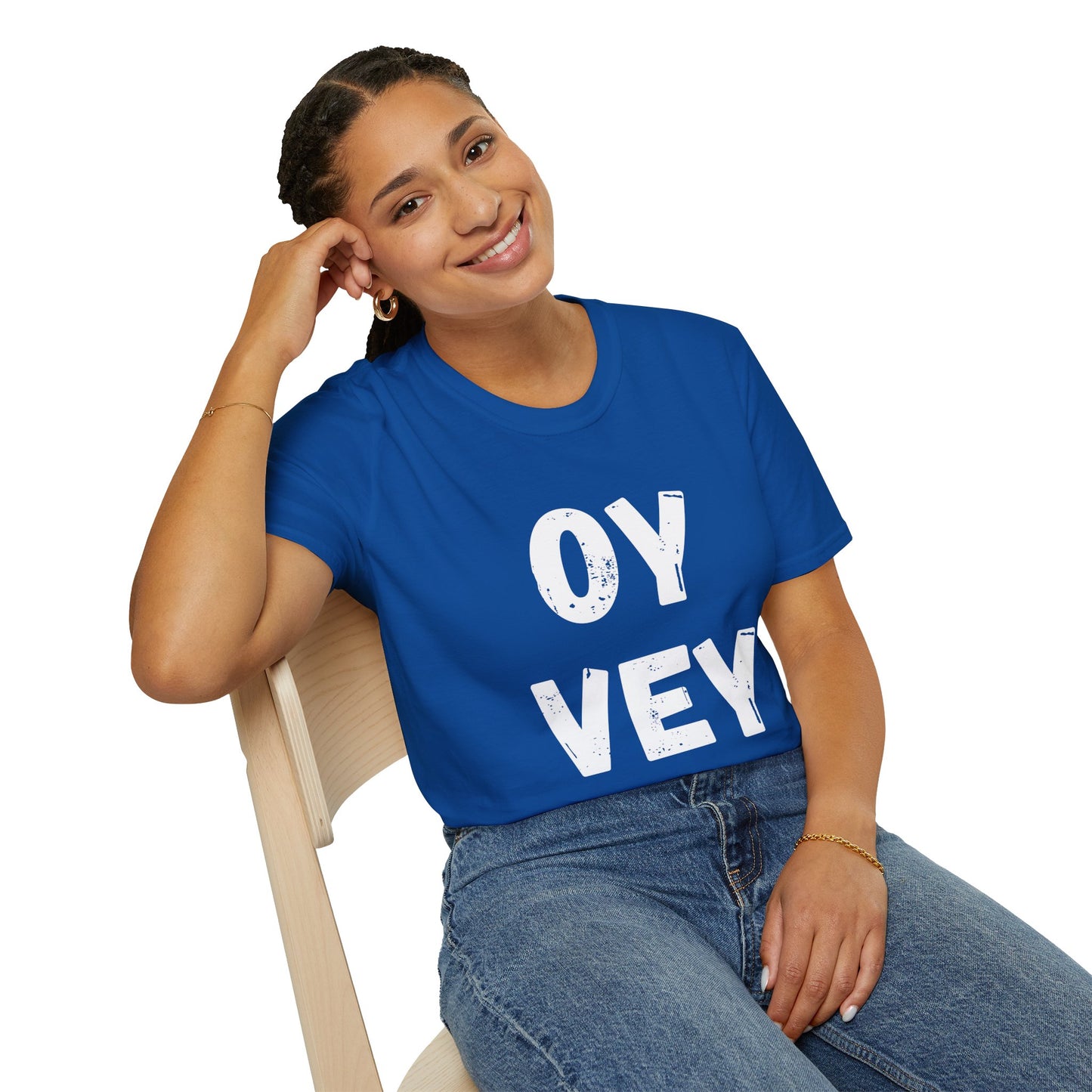 Oy Vey - Unisex soft T-shirt, Perfect Gift for Friends