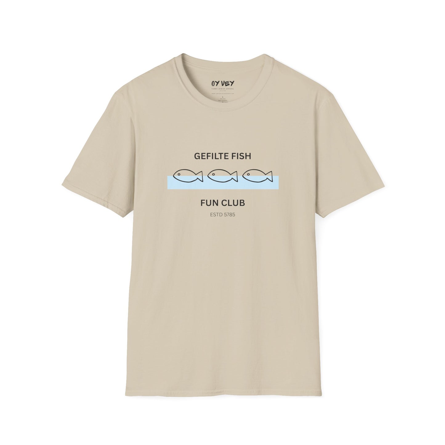 Gefilte Fish Fun Club 2  - Unisex soft T-shirt, Perfect Gift for Friends