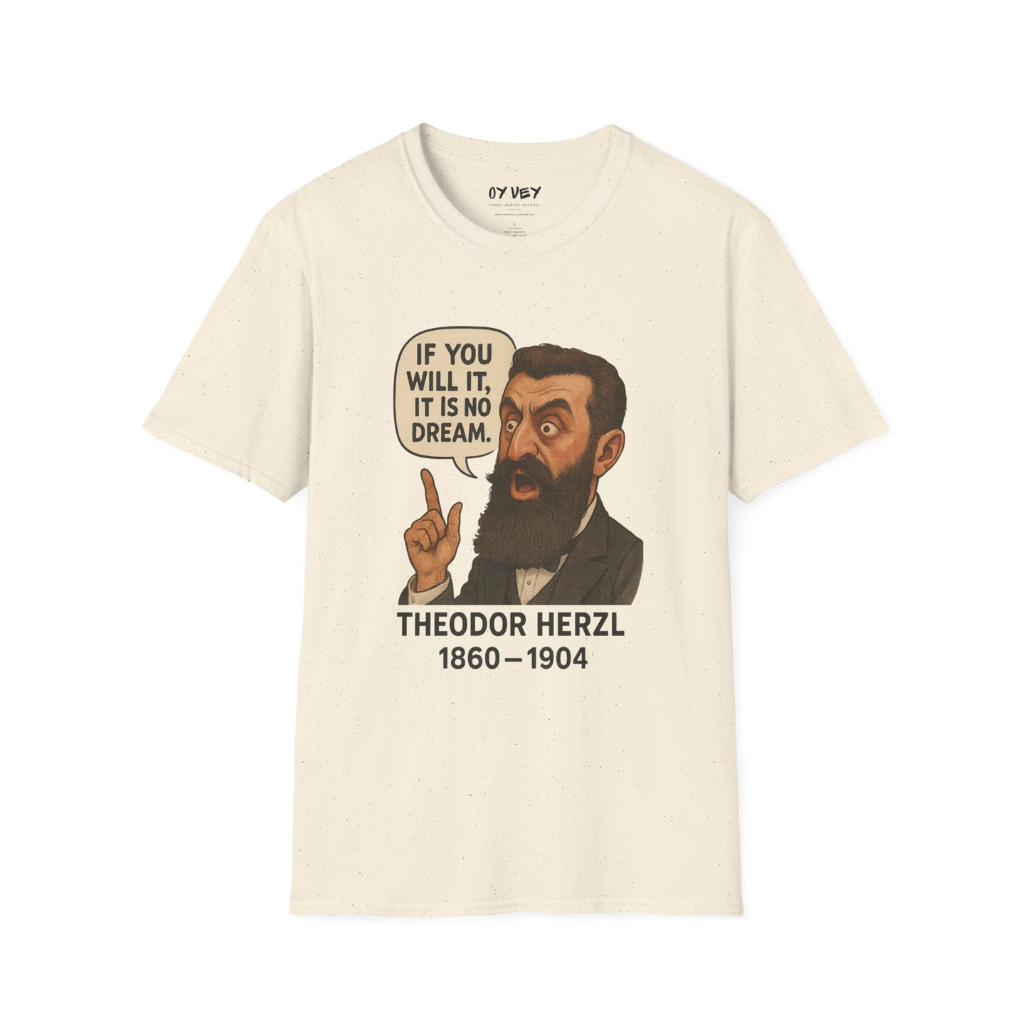Theodore Herzl - Unisex soft T-shirt, Perfect Gift for Friends