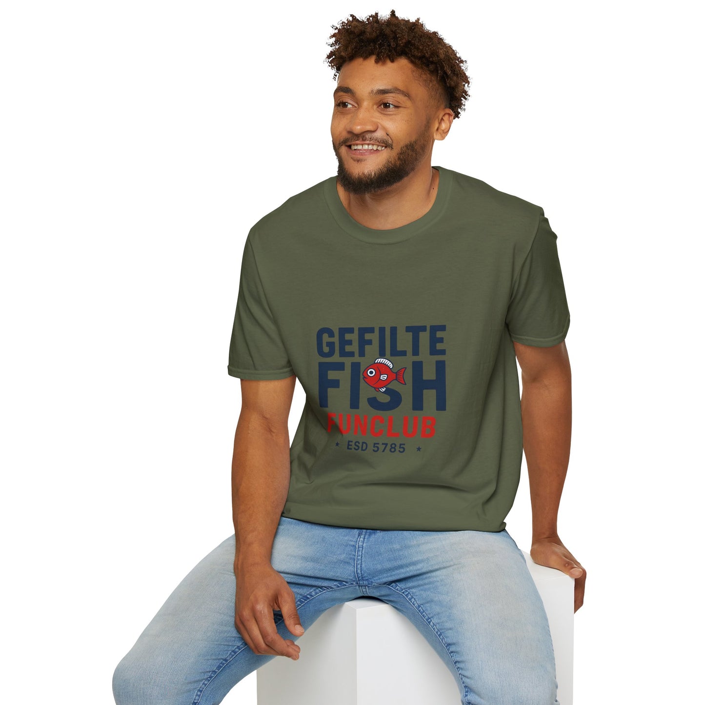 Gefilte Fish Fun Club 2 - Unisex soft T-shirt, Perfect Gift for Friends