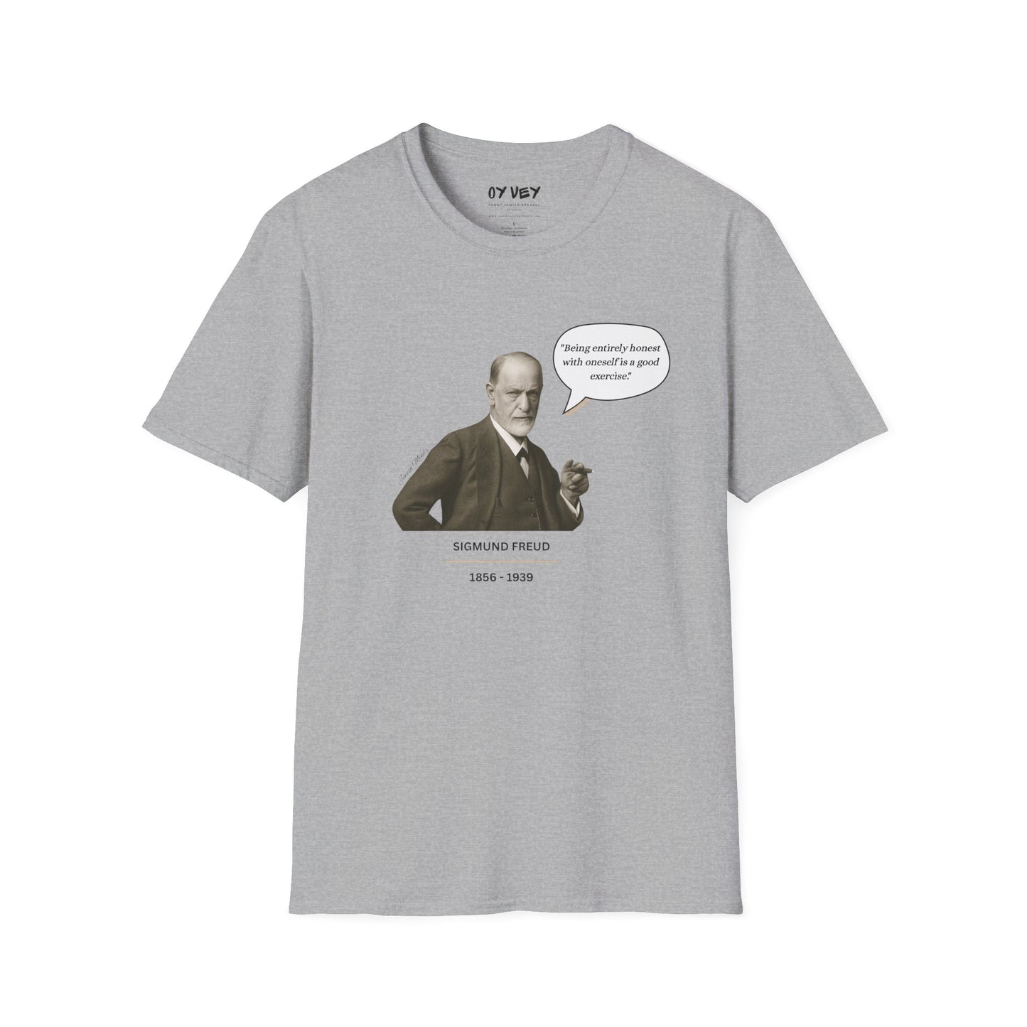 Sigmund Freud  - Unisex soft T-shirt, Perfect Gift for Friends