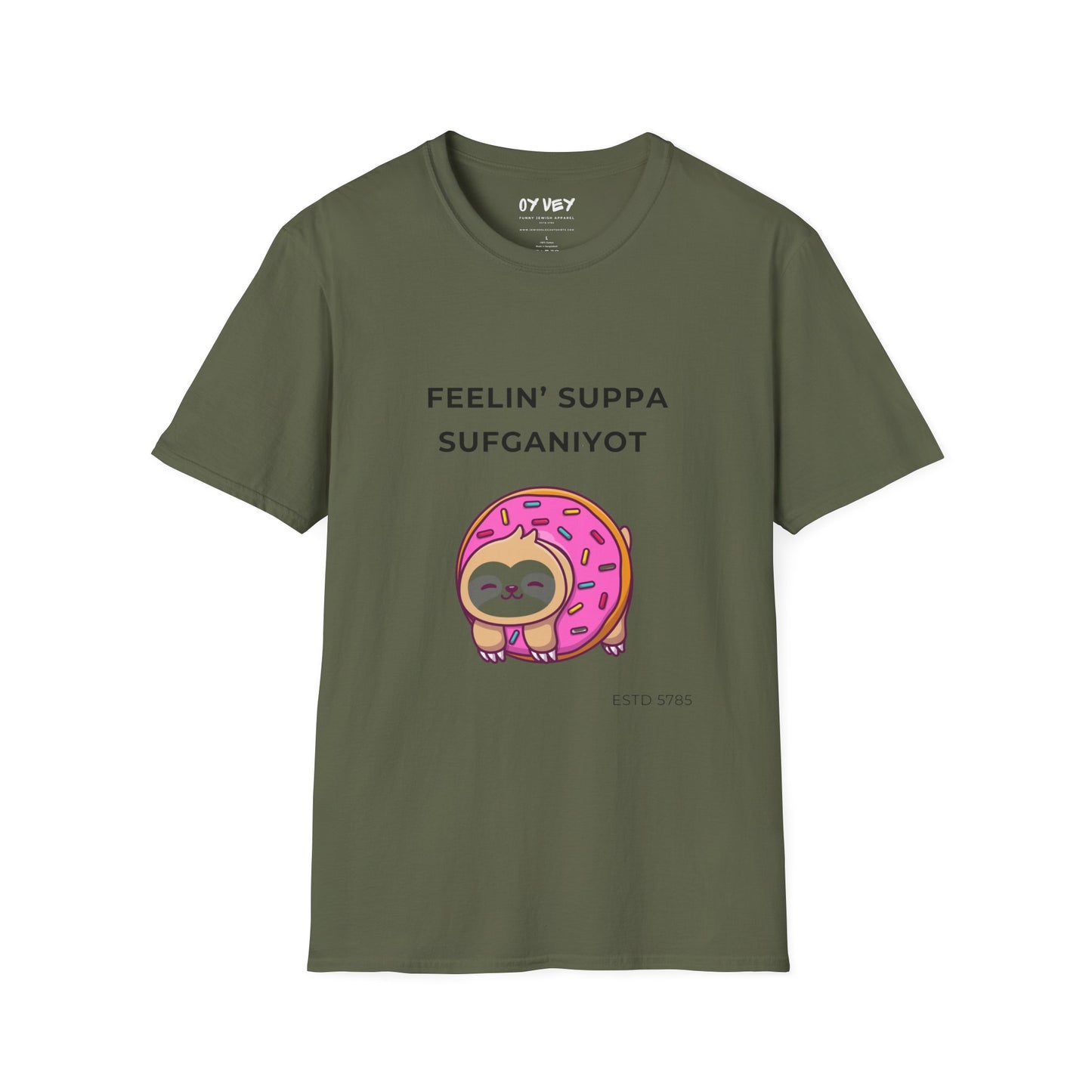Sufganiyot - Unisex soft T-shirt, Perfect Gift for Chanukkah
