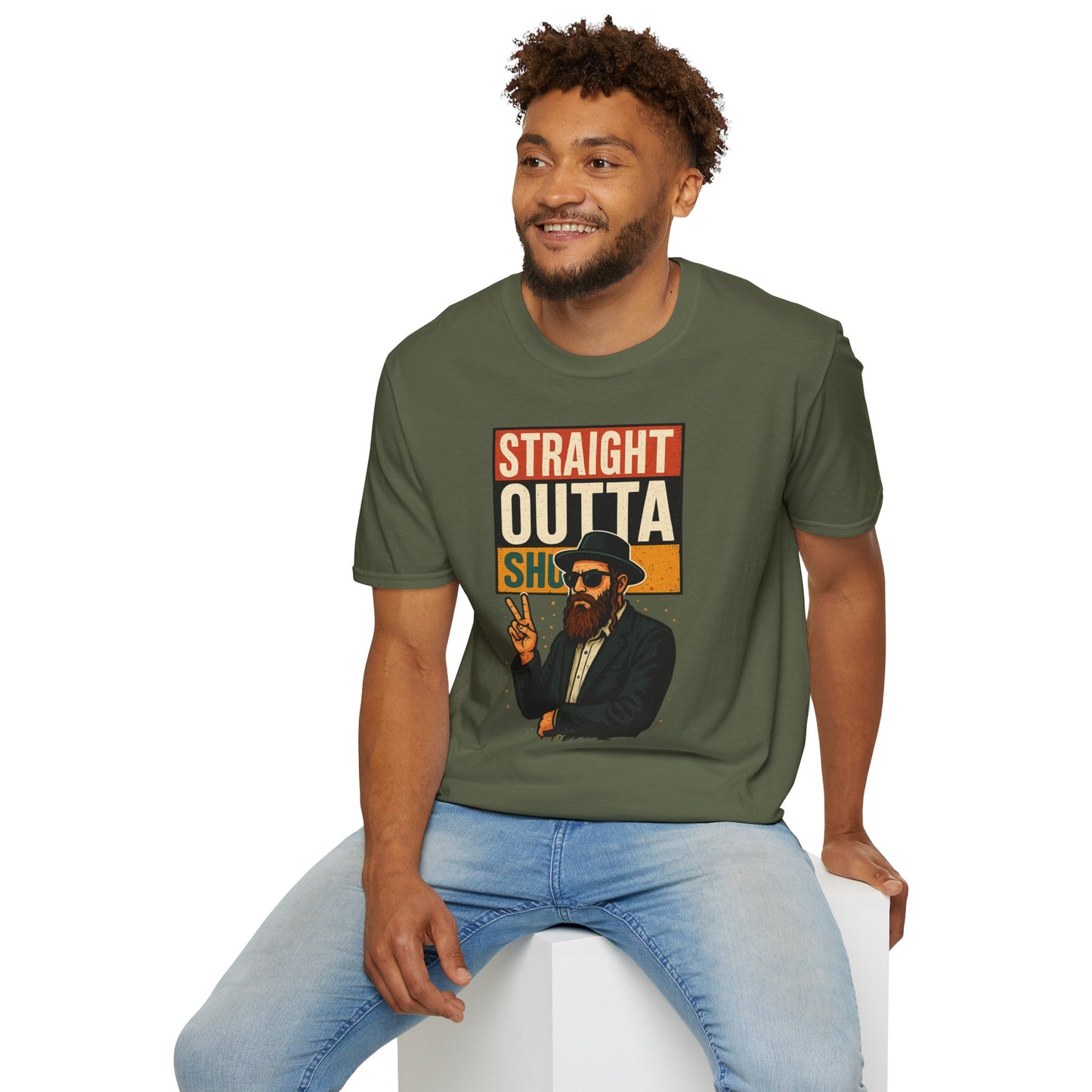 Straight Outta Shul 2- Unisex soft T-shirt, Perfect Gift for Friends
