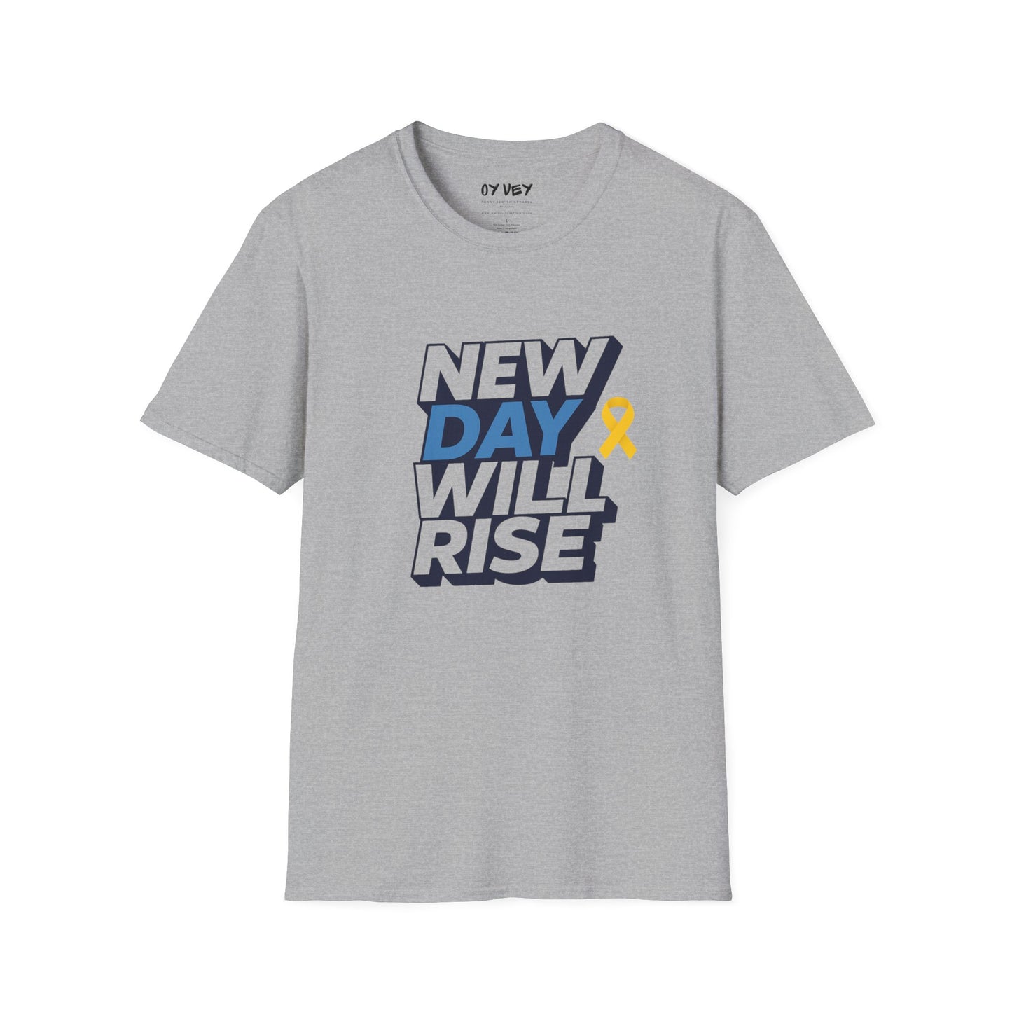 New Day Will Rise - Unisex soft T-shirt, Perfect Gift for Israel Supporters