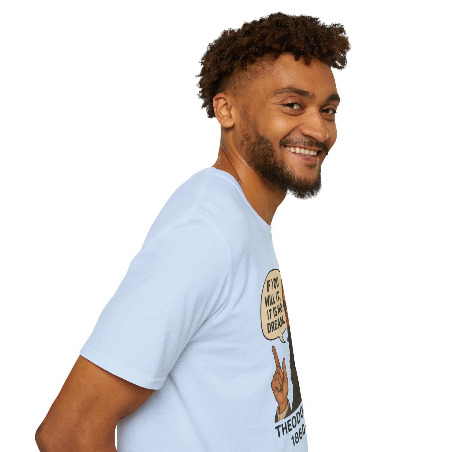 Theodore Herzl - Unisex soft T-shirt, Perfect Gift for Friends