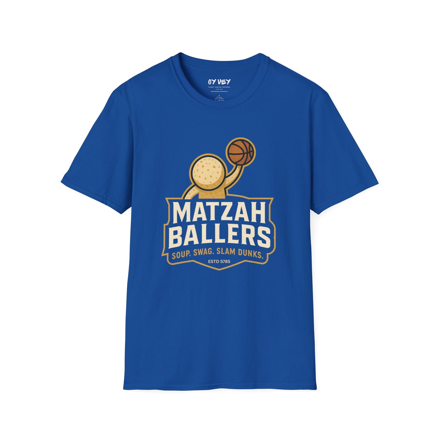 Matza Ballers - Unisex soft T-shirt, Perfect Gift for Friends