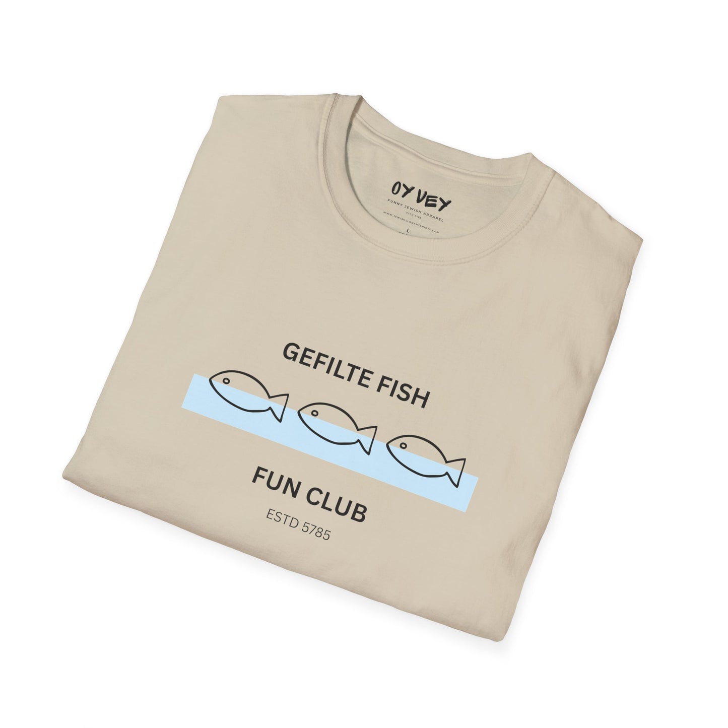 Gefilte Fish Fun Club 2  - Unisex soft T-shirt, Perfect Gift for Friends