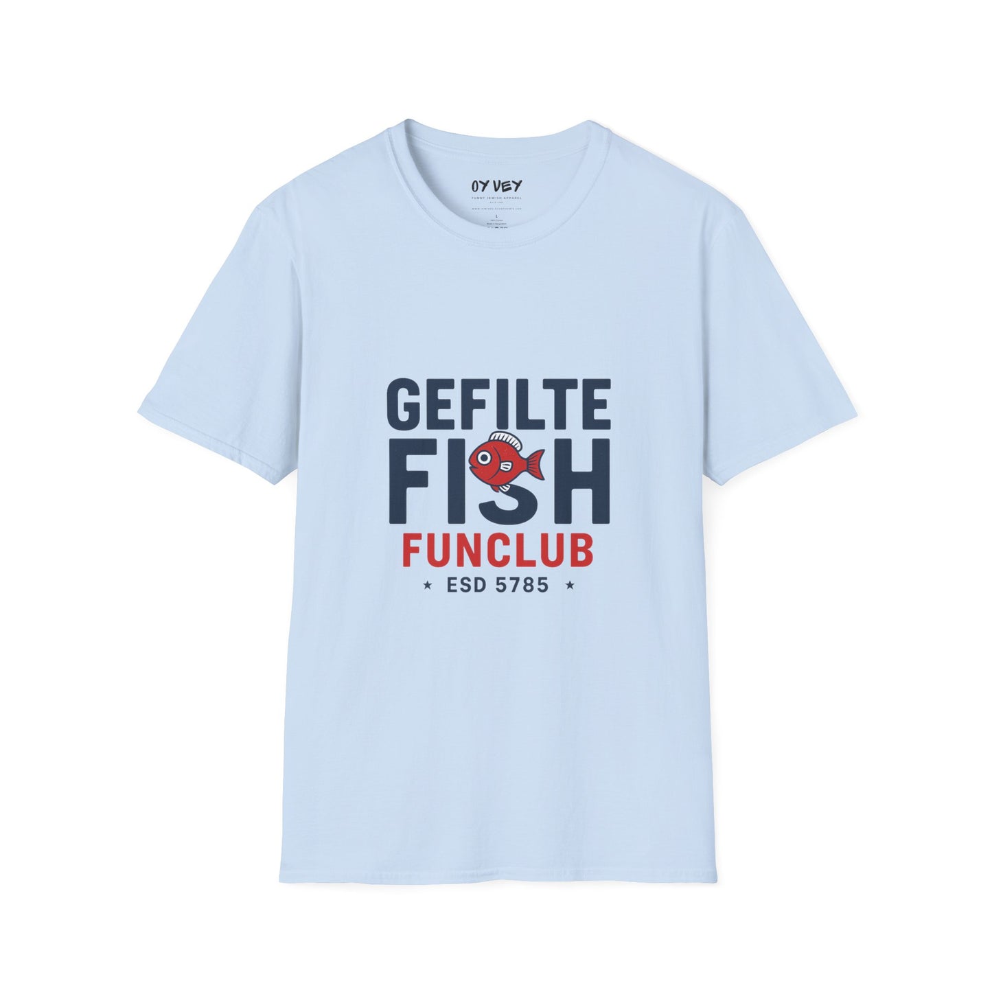 Gefilte Fish Fun Club 2 - Unisex soft T-shirt, Perfect Gift for Friends