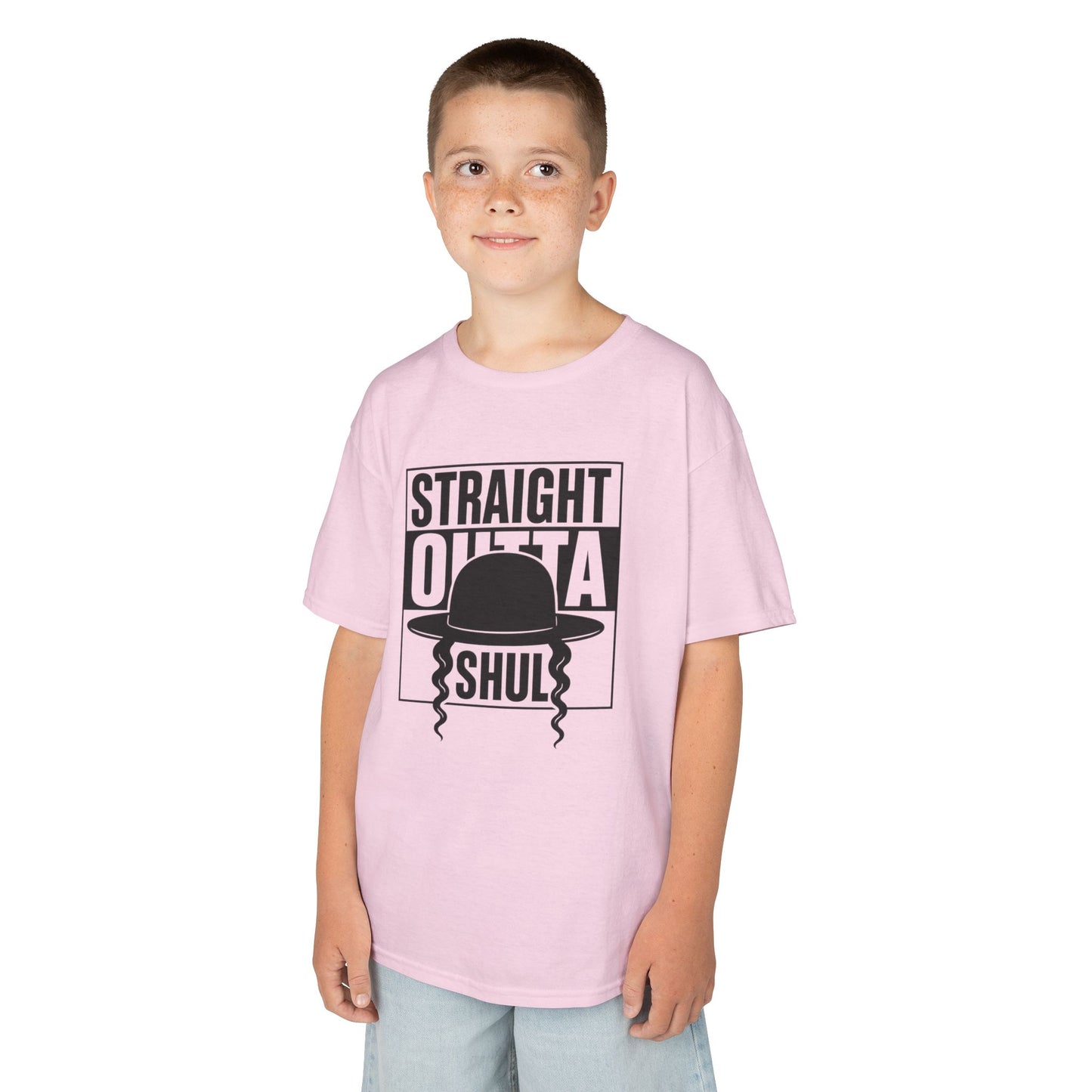 Straight Outta Shul Soft style Kids Tee