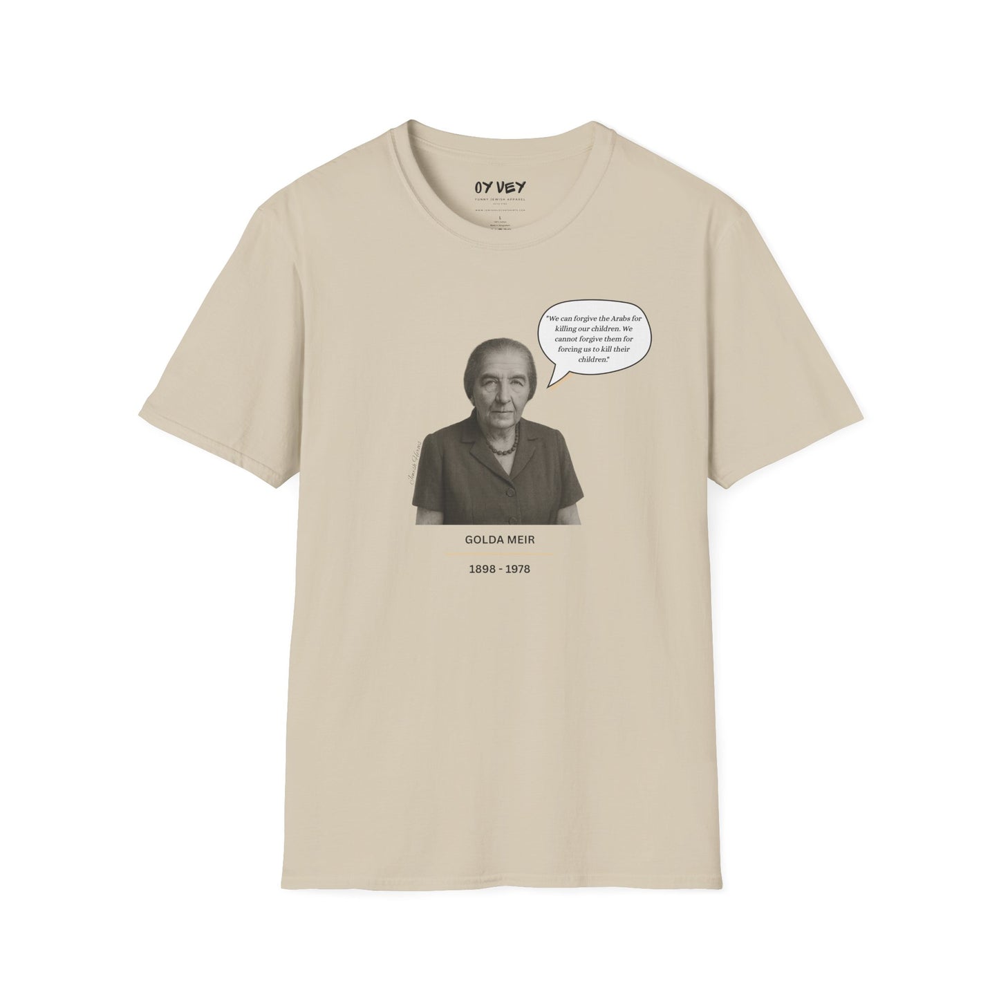 Golda Meir - Unisex soft T-shirt, Perfect Gift for Friends
