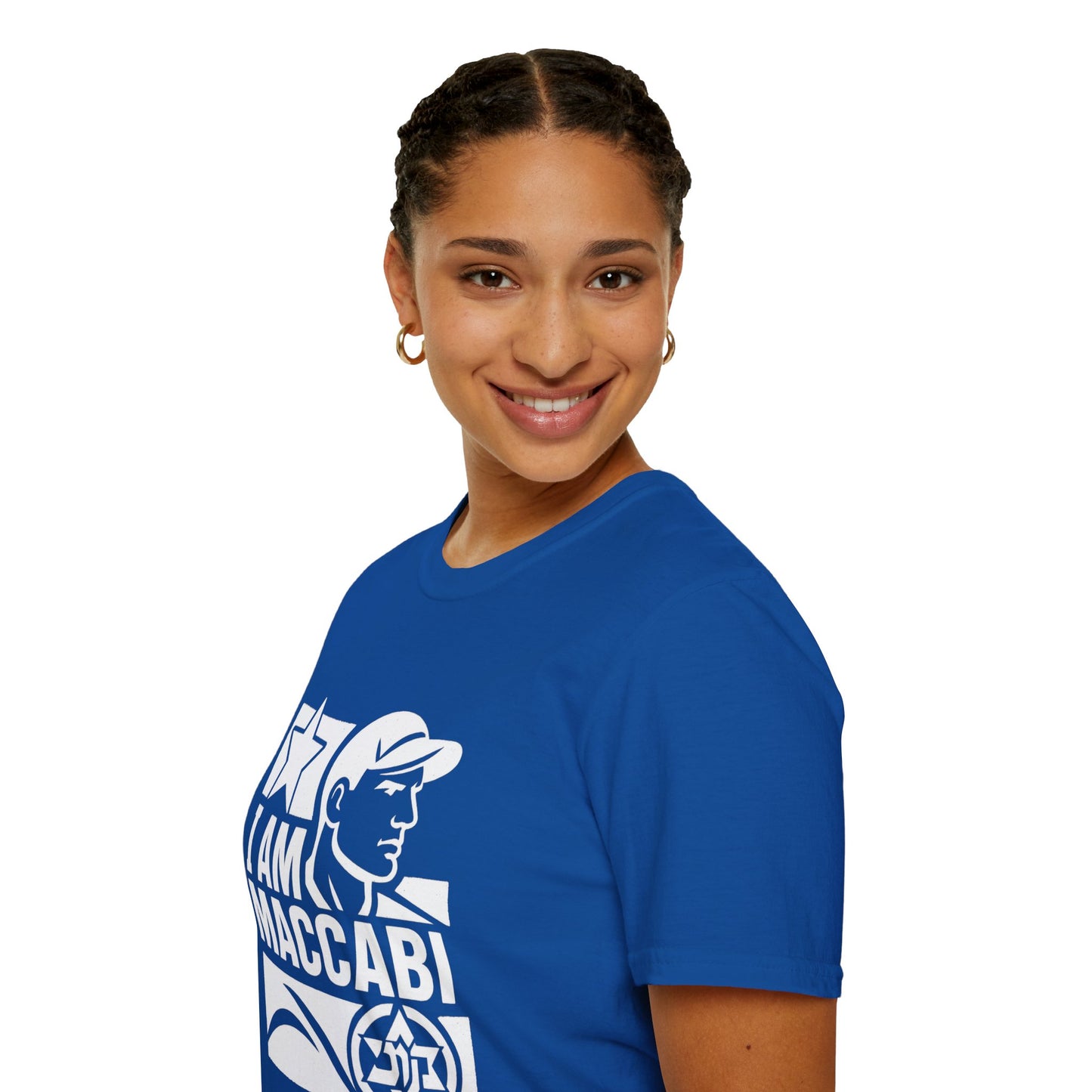 I am Maccabi 2 - Unisex Softstyle T-Shirt, perfect gift for Maccabees