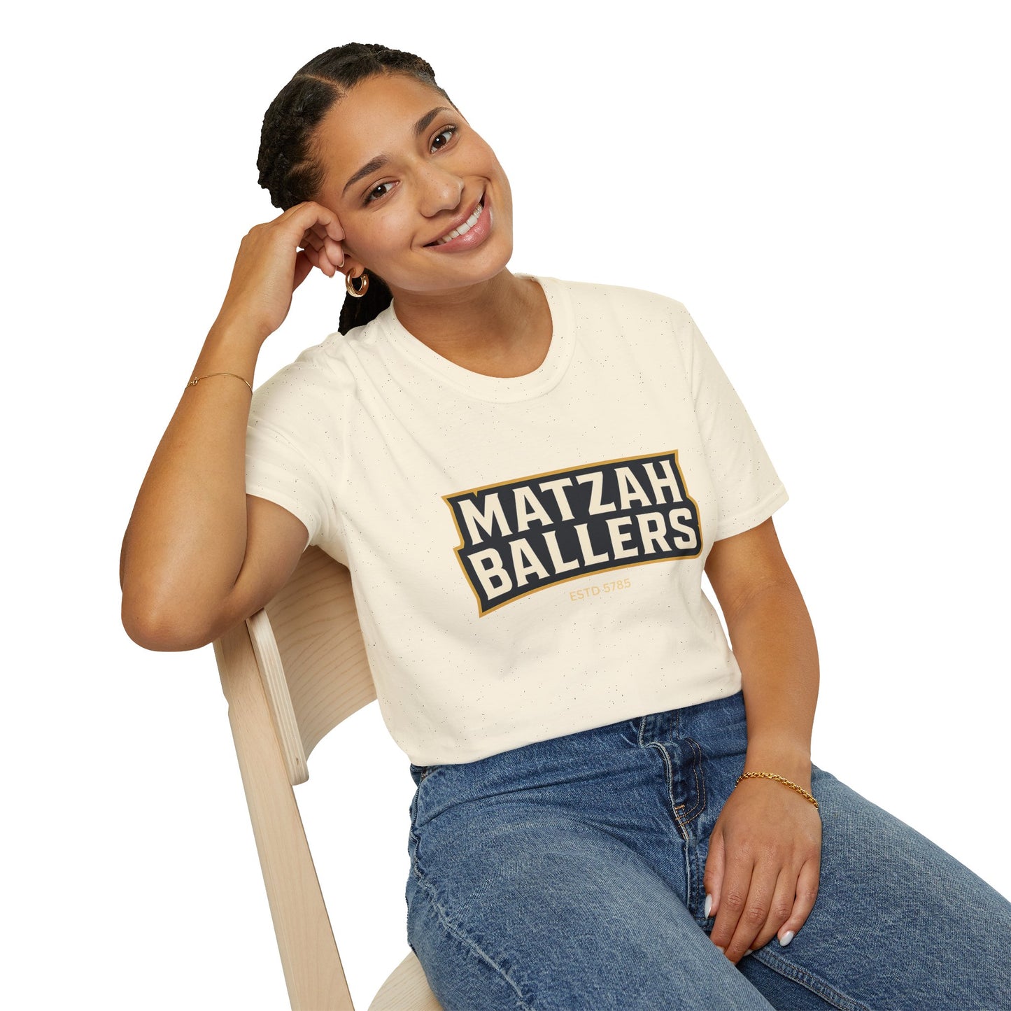 Matza Ballers 3  - Unisex soft T-shirt, Perfect Gift for Friends