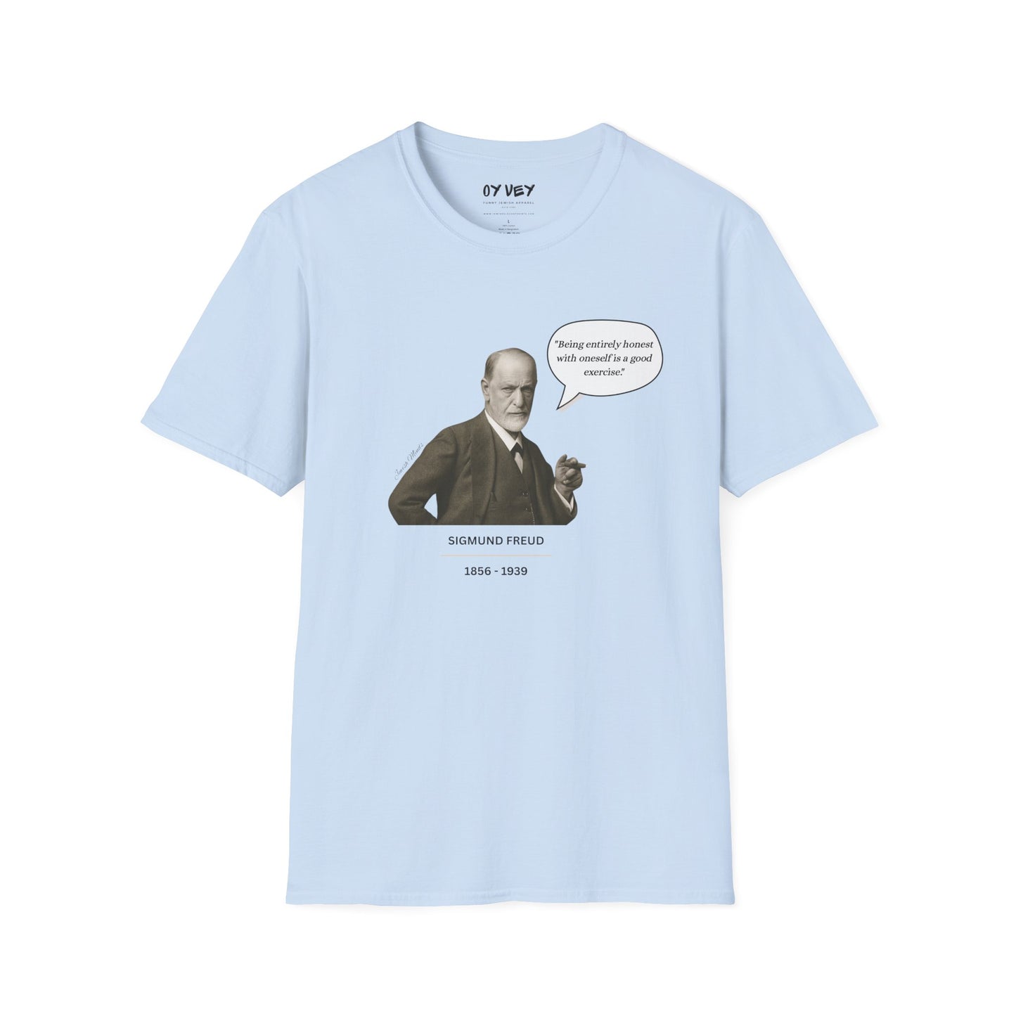 Sigmund Freud  - Unisex soft T-shirt, Perfect Gift for Friends
