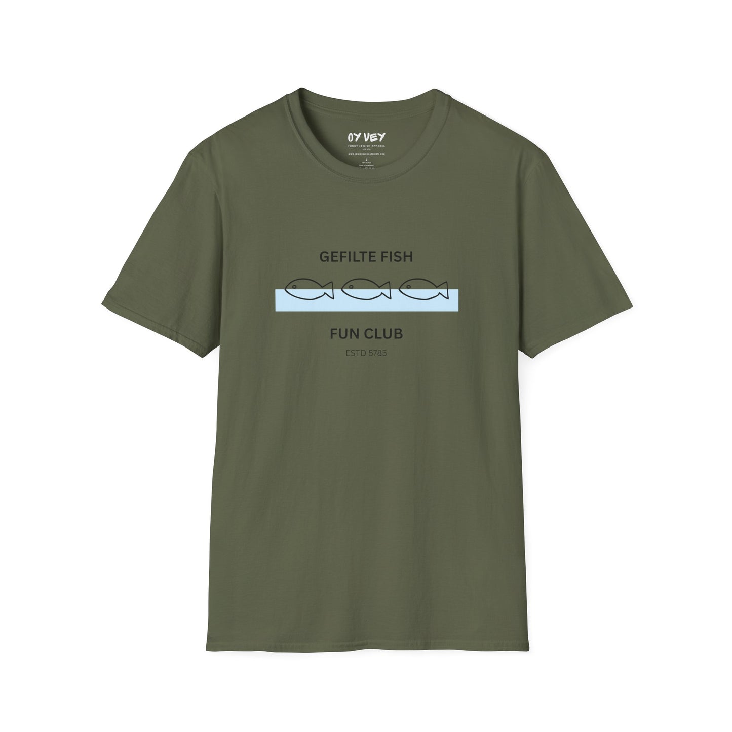 Gefilte Fish Fun Club 2  - Unisex soft T-shirt, Perfect Gift for Friends