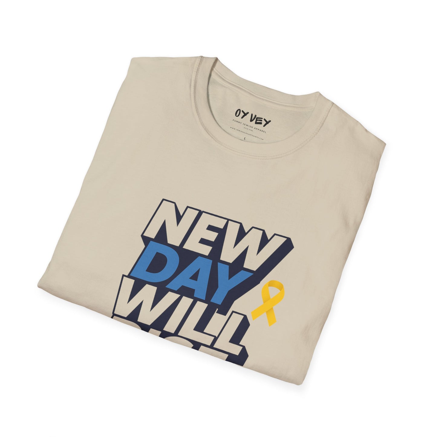 New Day Will Rise - Unisex soft T-shirt, Perfect Gift for Israel Supporters