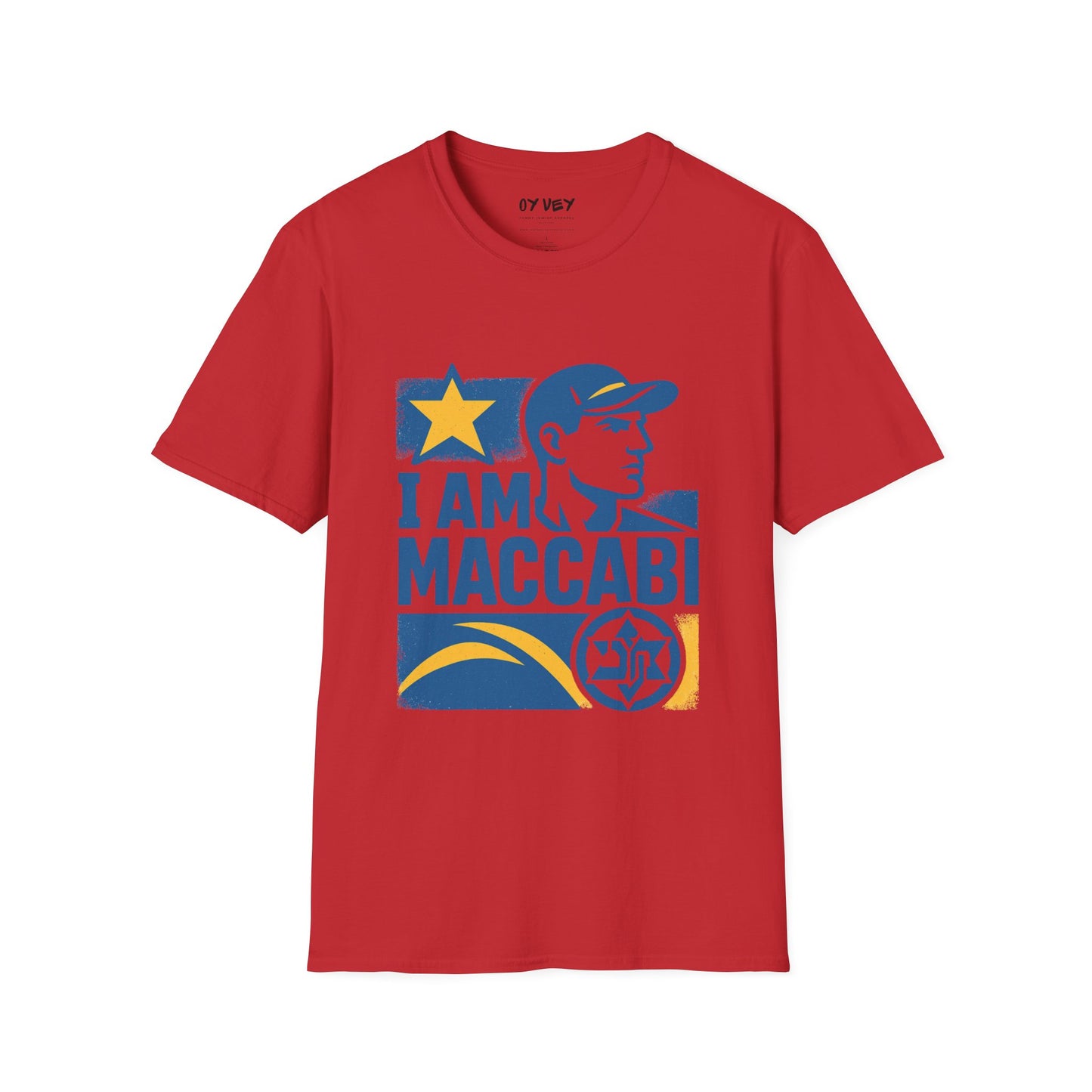 I am Maccabi - Unisex Softstyle T-Shirt, perfect gift for Maccabees