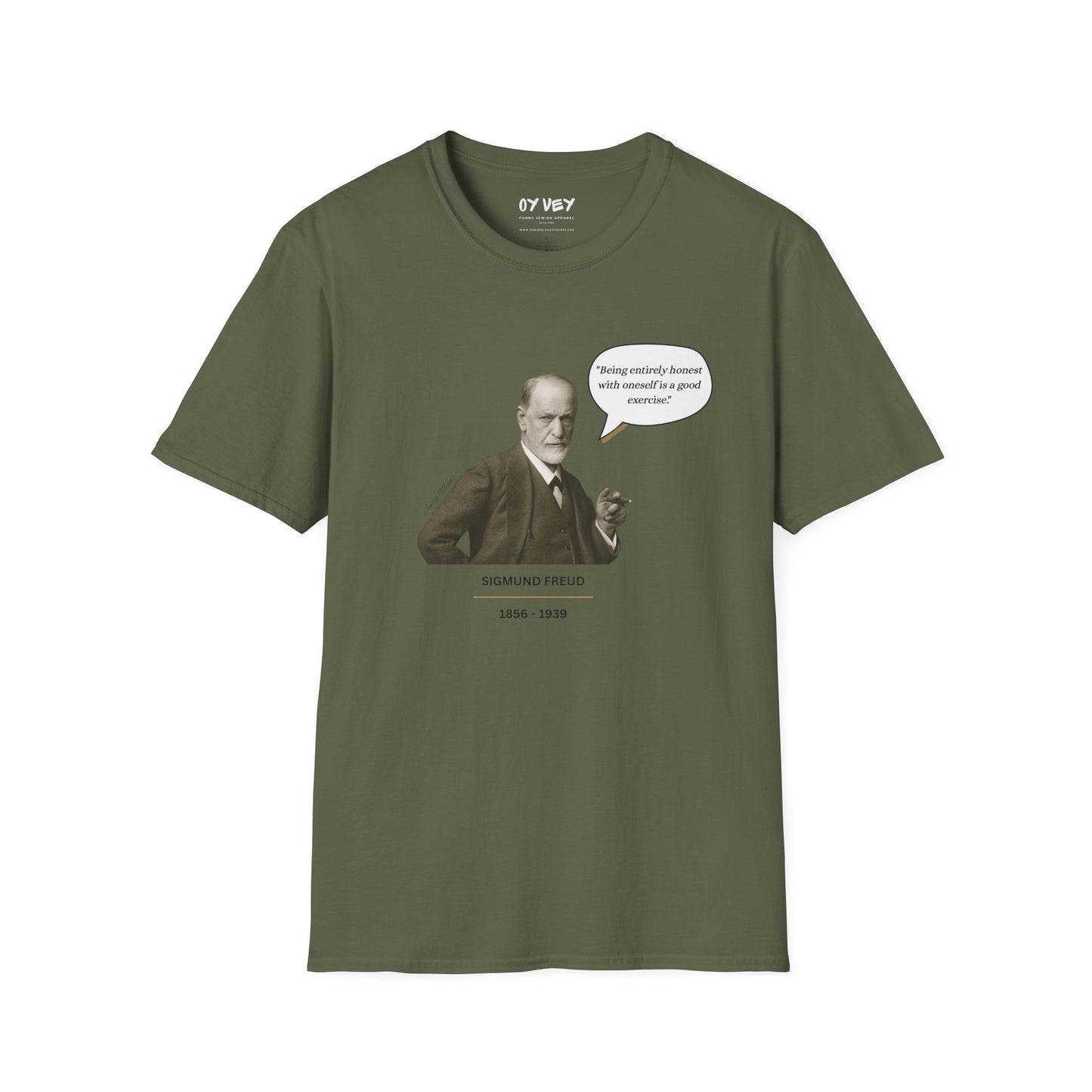 Sigmund Freud  - Unisex soft T-shirt, Perfect Gift for Friends