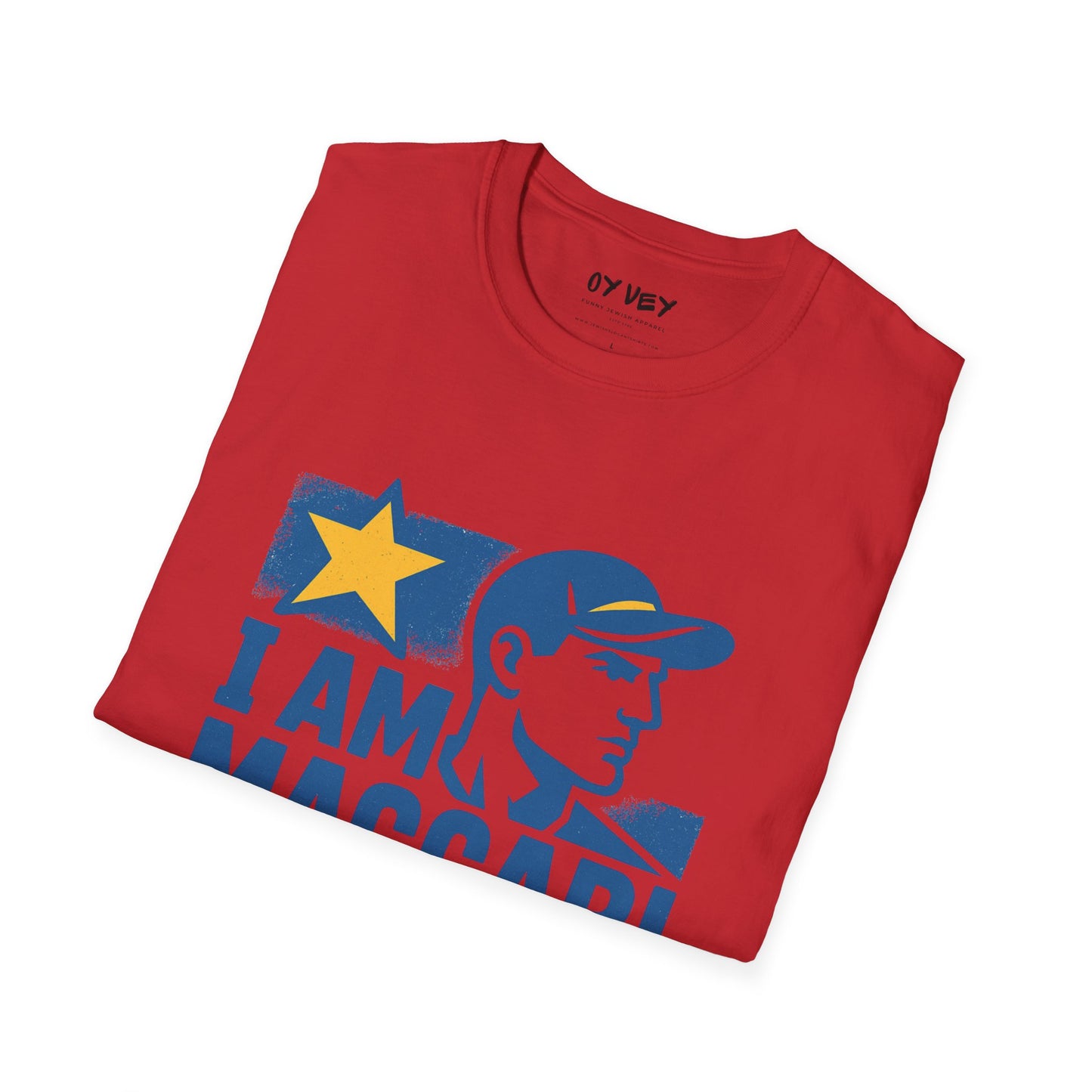 I am Maccabi - Unisex Softstyle T-Shirt, perfect gift for Maccabees