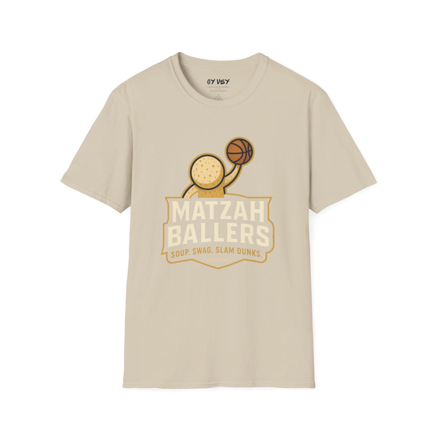 Matza Ballers - Unisex soft T-shirt, Perfect Gift for Friends