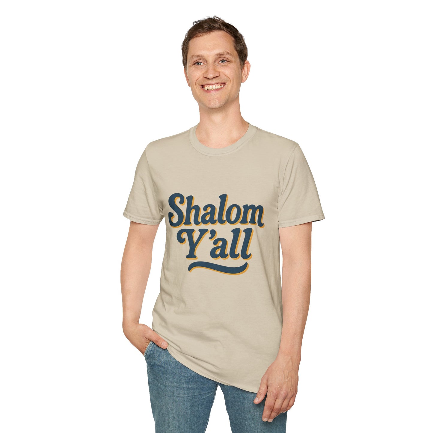 Shalom Yall  - Unisex soft T-shirt, Perfect Gift for Friends