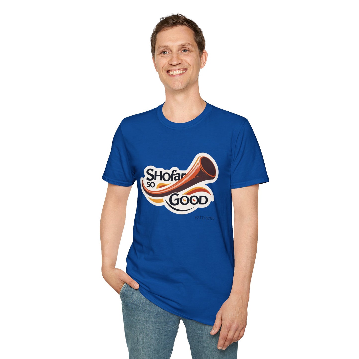 Shofar - Unisex soft T-shirt, Perfect Gift for Rosh Hashanah