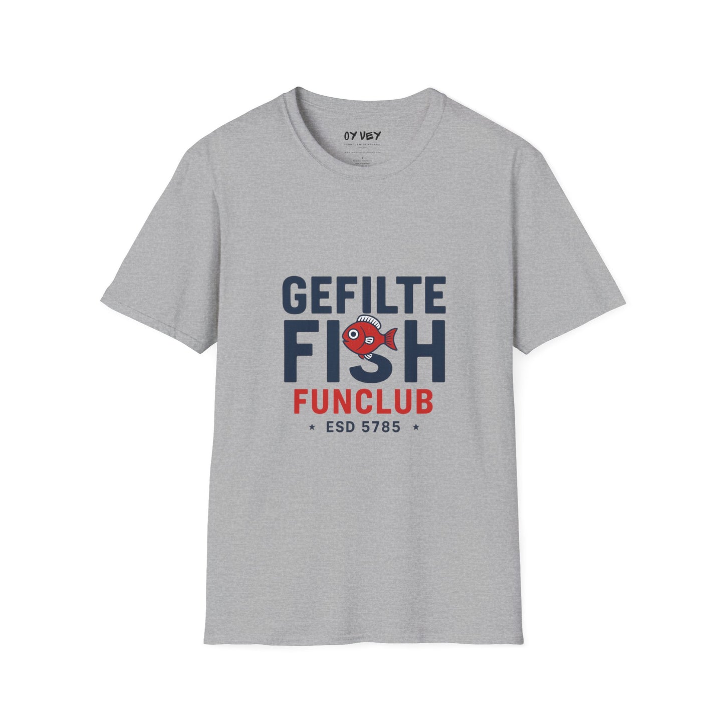 Gefilte Fish Fun Club 2 - Unisex soft T-shirt, Perfect Gift for Friends