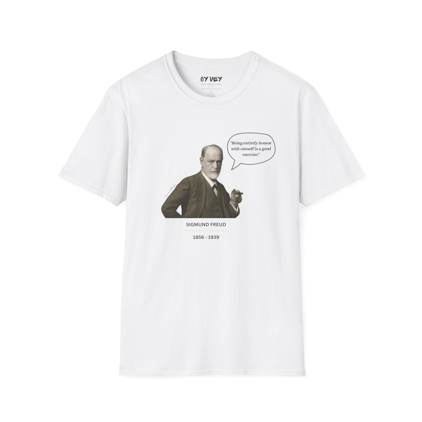 Sigmund Freud  - Unisex soft T-shirt, Perfect Gift for Friends