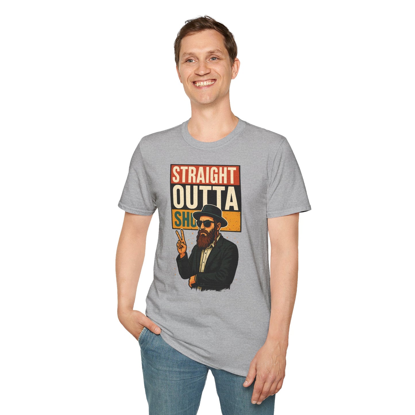 Straight Outta Shul 2- Unisex soft T-shirt, Perfect Gift for Friends