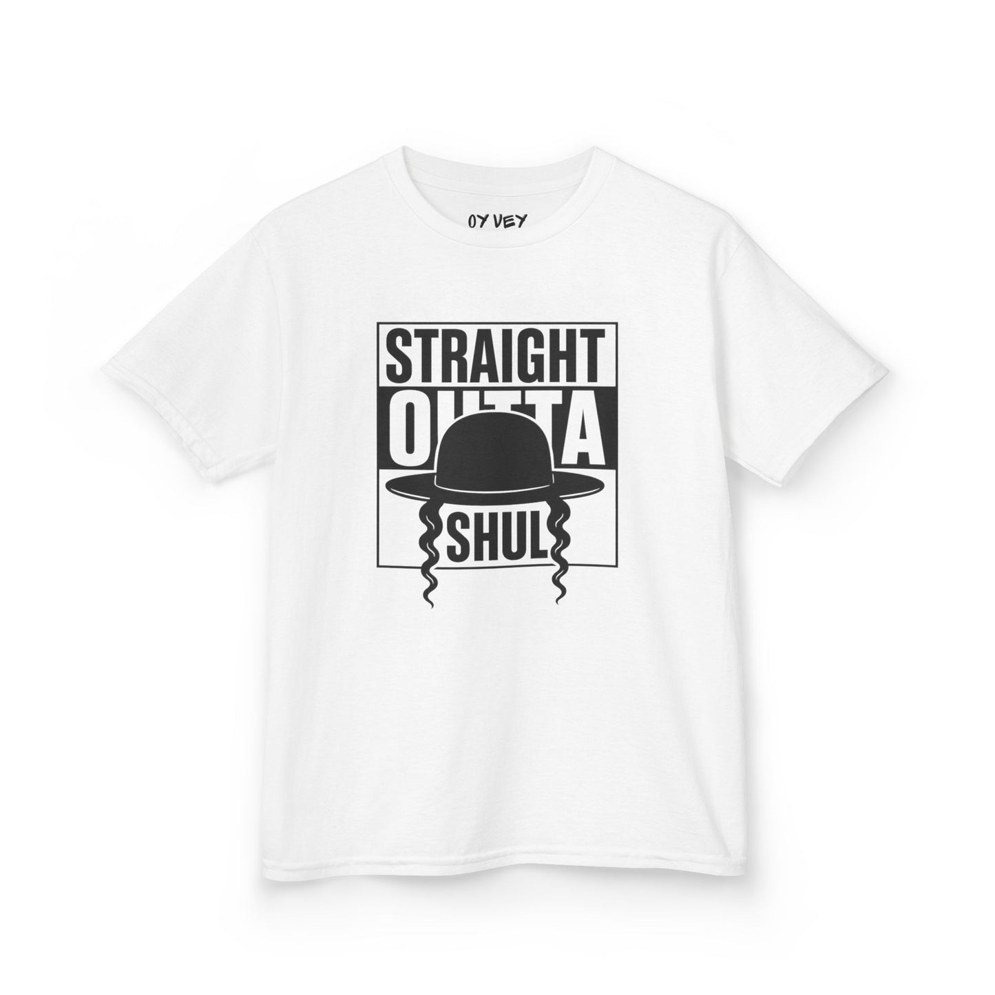 Straight Outta Shul Soft style Kids Tee