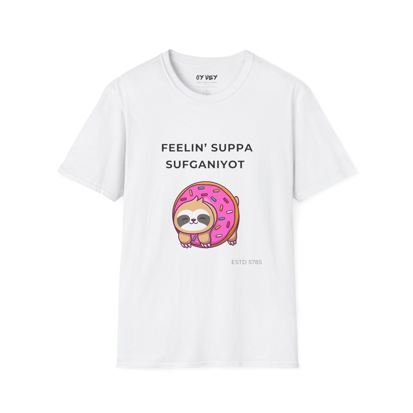 Sufganiyot - Unisex soft T-shirt, Perfect Gift for Chanukkah