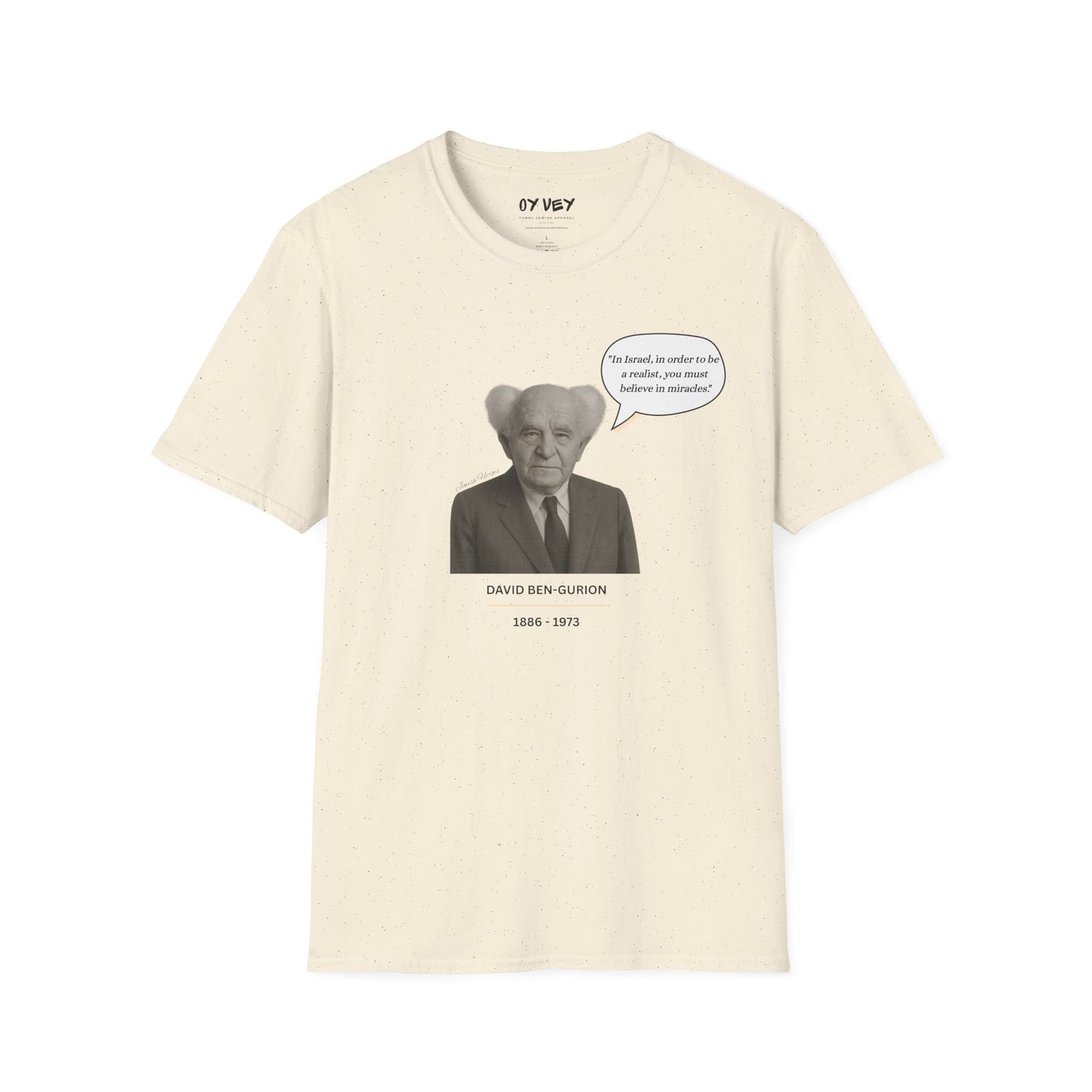 David Ben-Gurion - Unisex soft T-shirt, Perfect Gift for Friends