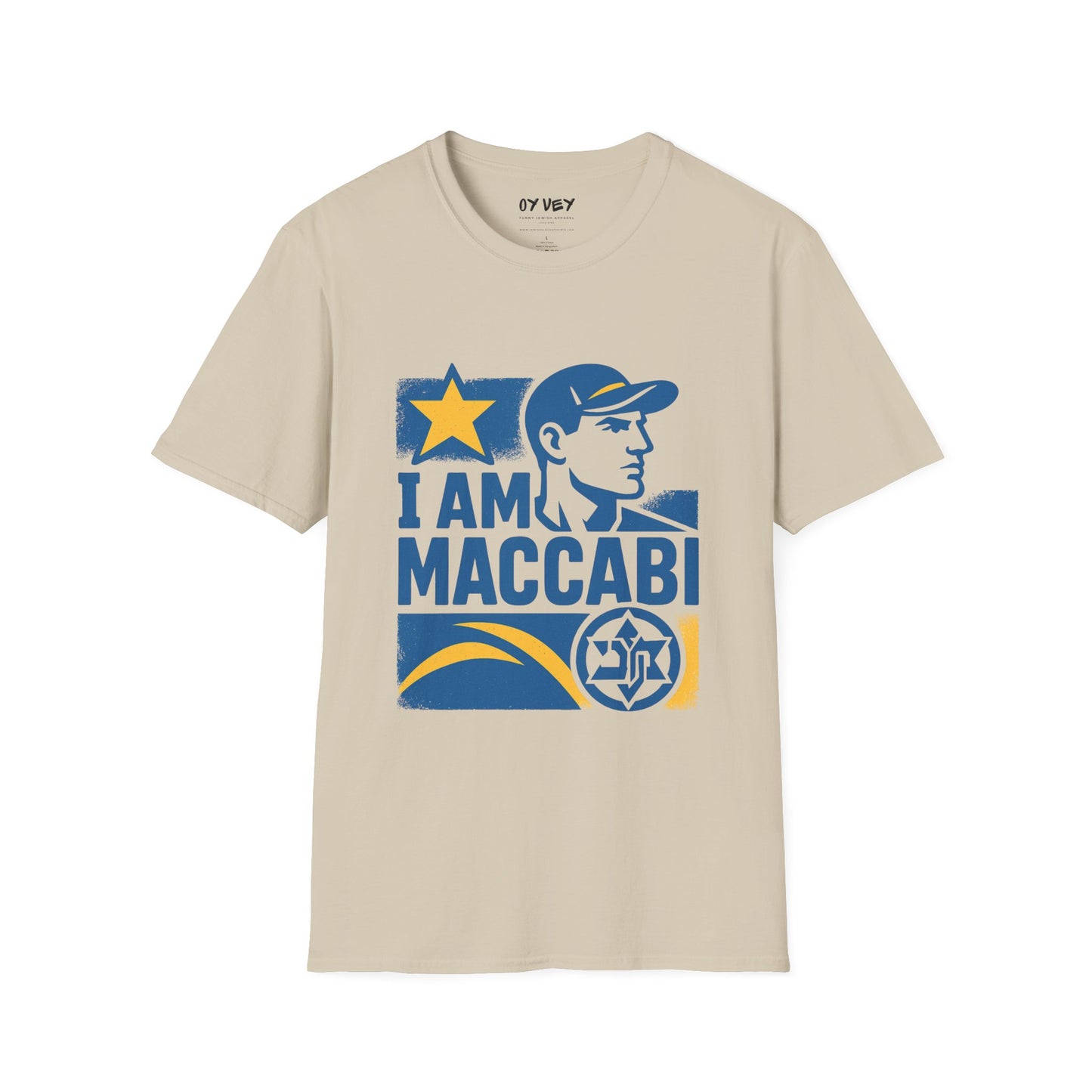 I am Maccabi - Unisex Softstyle T-Shirt, perfect gift for Maccabees