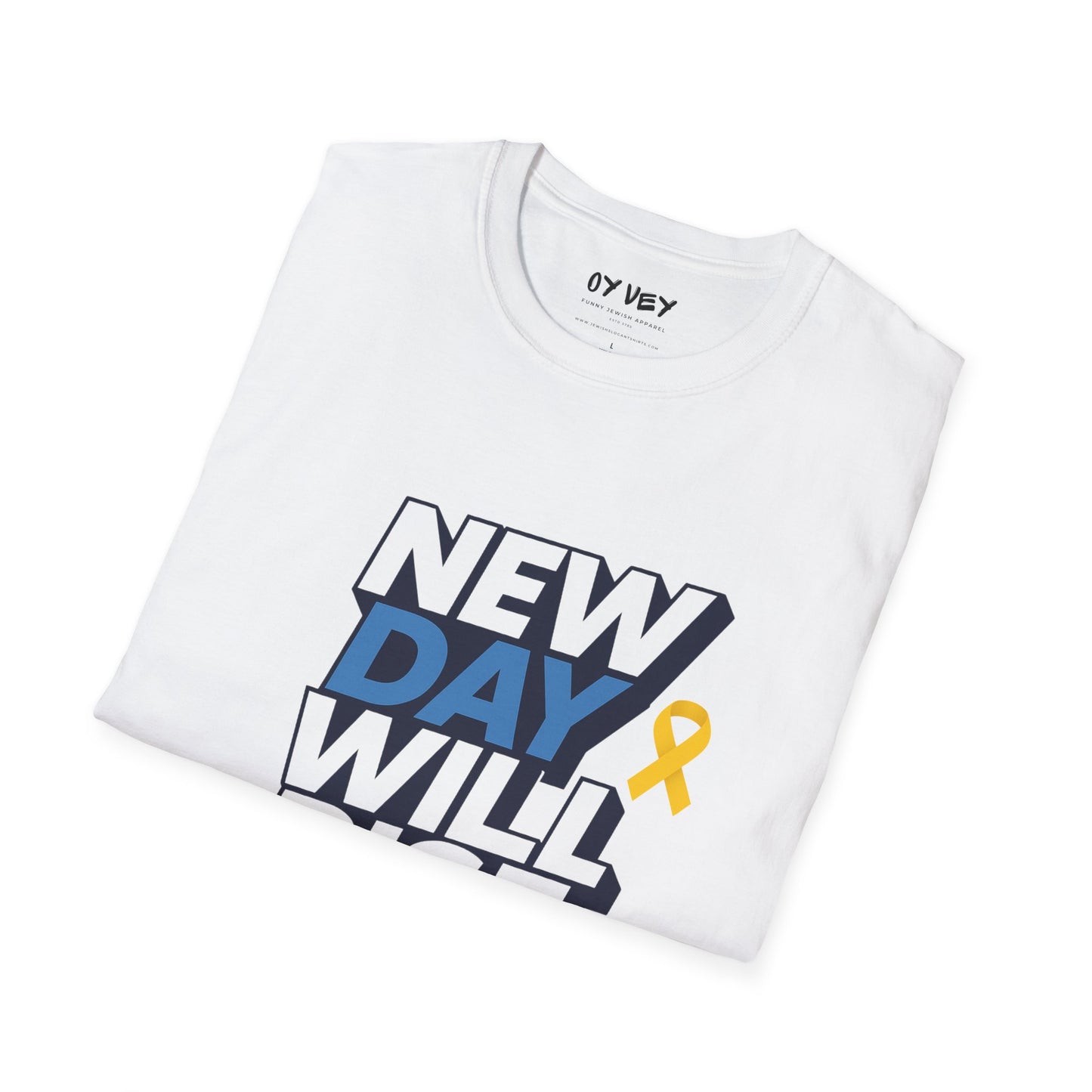 New Day Will Rise - Unisex soft T-shirt, Perfect Gift for Israel Supporters
