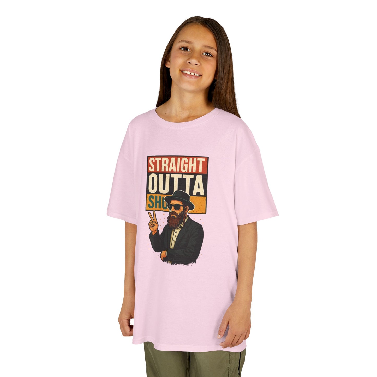 Straight Outta Shul - Soft style Kids Tee