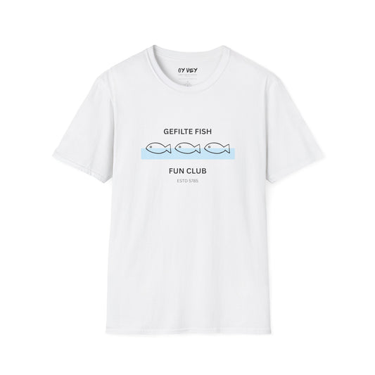 Gefilte Fish Fun Club 2  - Unisex soft T-shirt, Perfect Gift for Friends