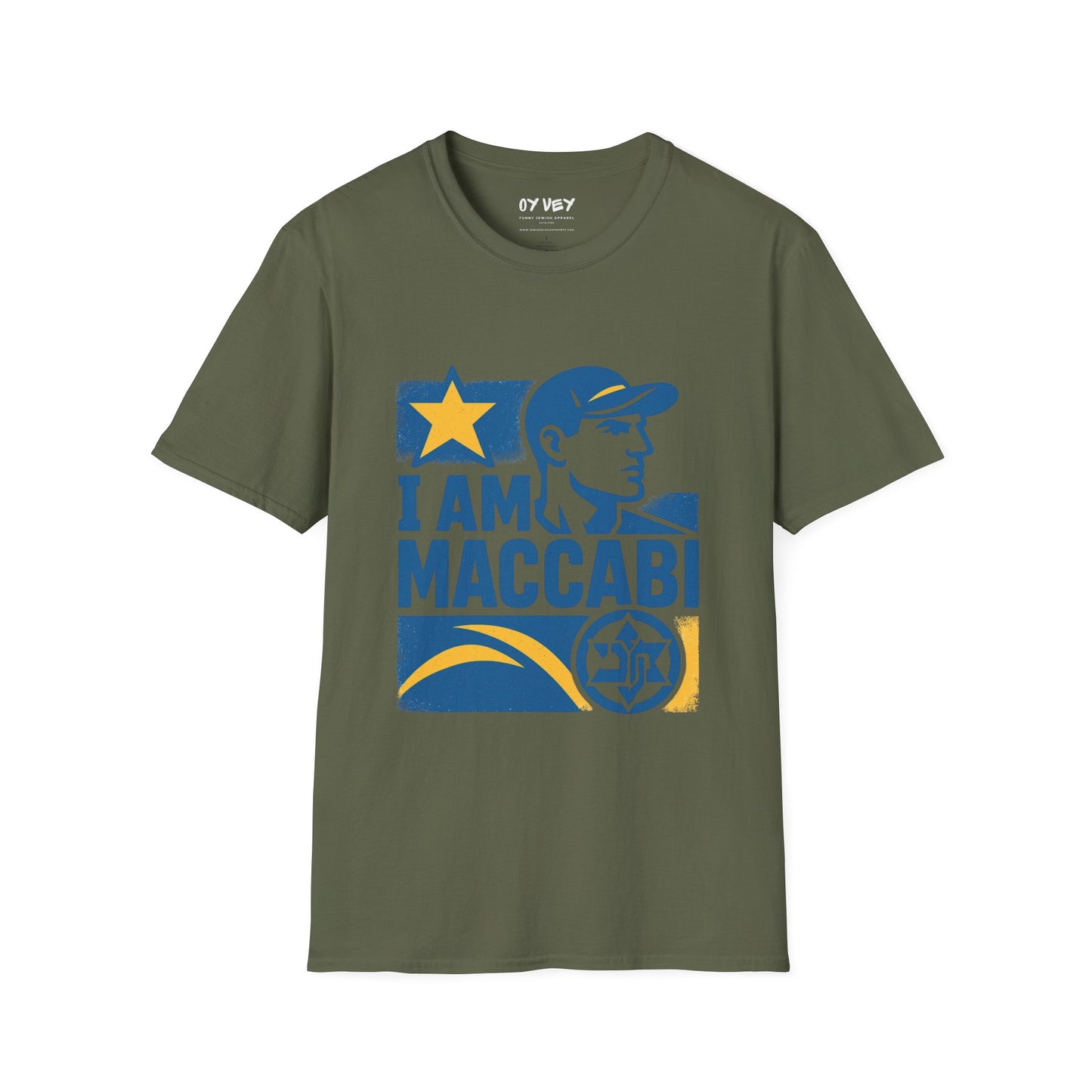 I am Maccabi - Unisex Softstyle T-Shirt, perfect gift for Maccabees