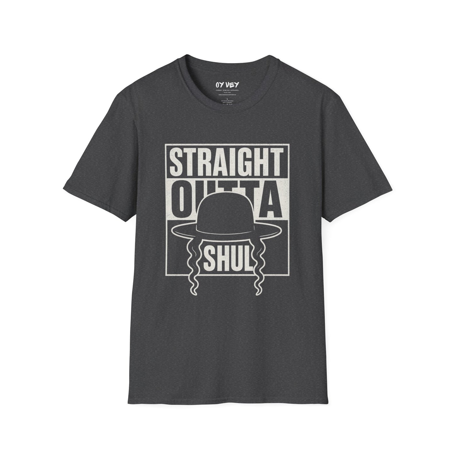 Strait Outta Shul - Unisex soft T-shirt, Perfect Gift for Friends