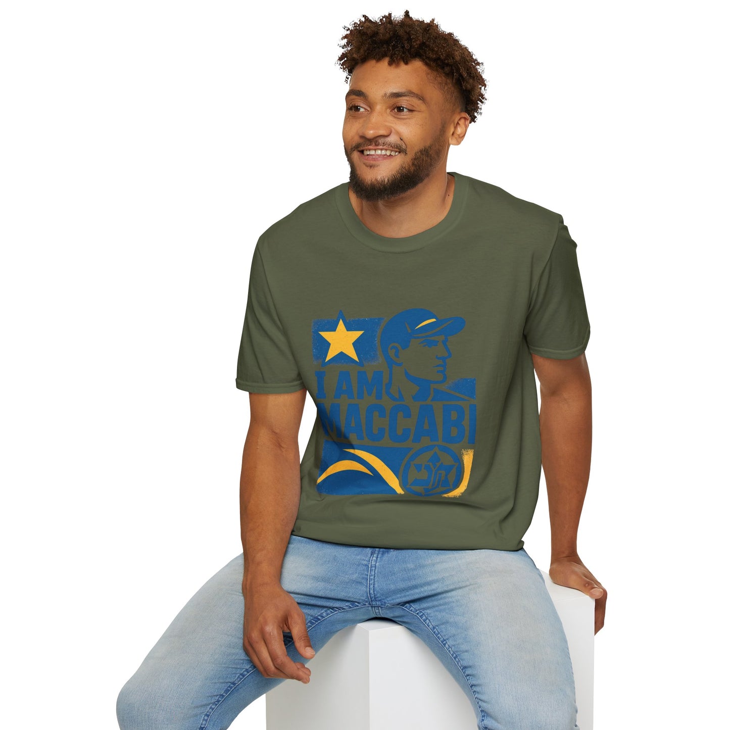 I am Maccabi - Unisex Softstyle T-Shirt, perfect gift for Maccabees