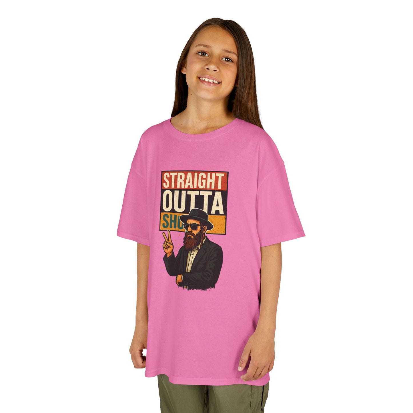 Straight Outta Shul - Soft style Kids Tee