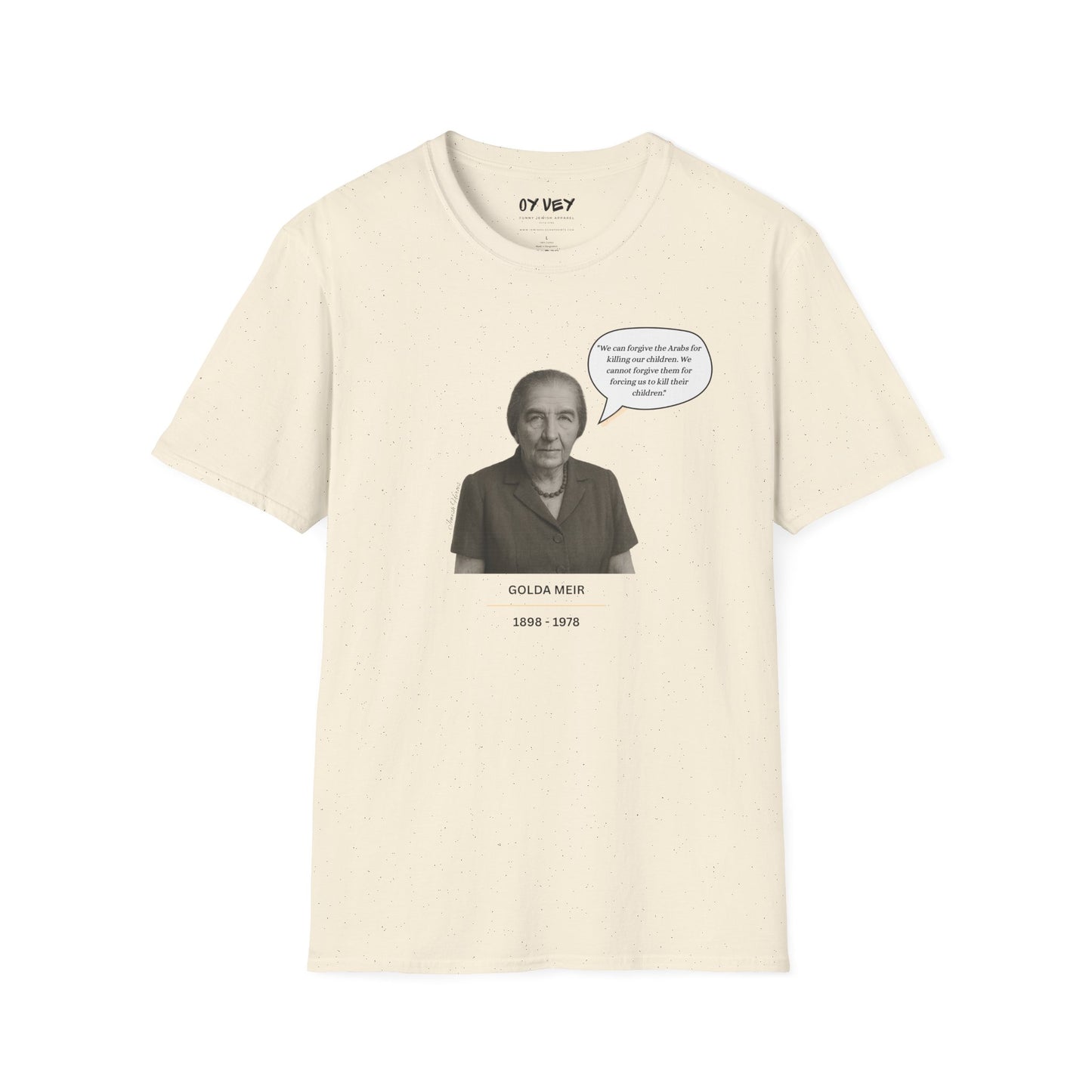 Golda Meir - Unisex soft T-shirt, Perfect Gift for Friends