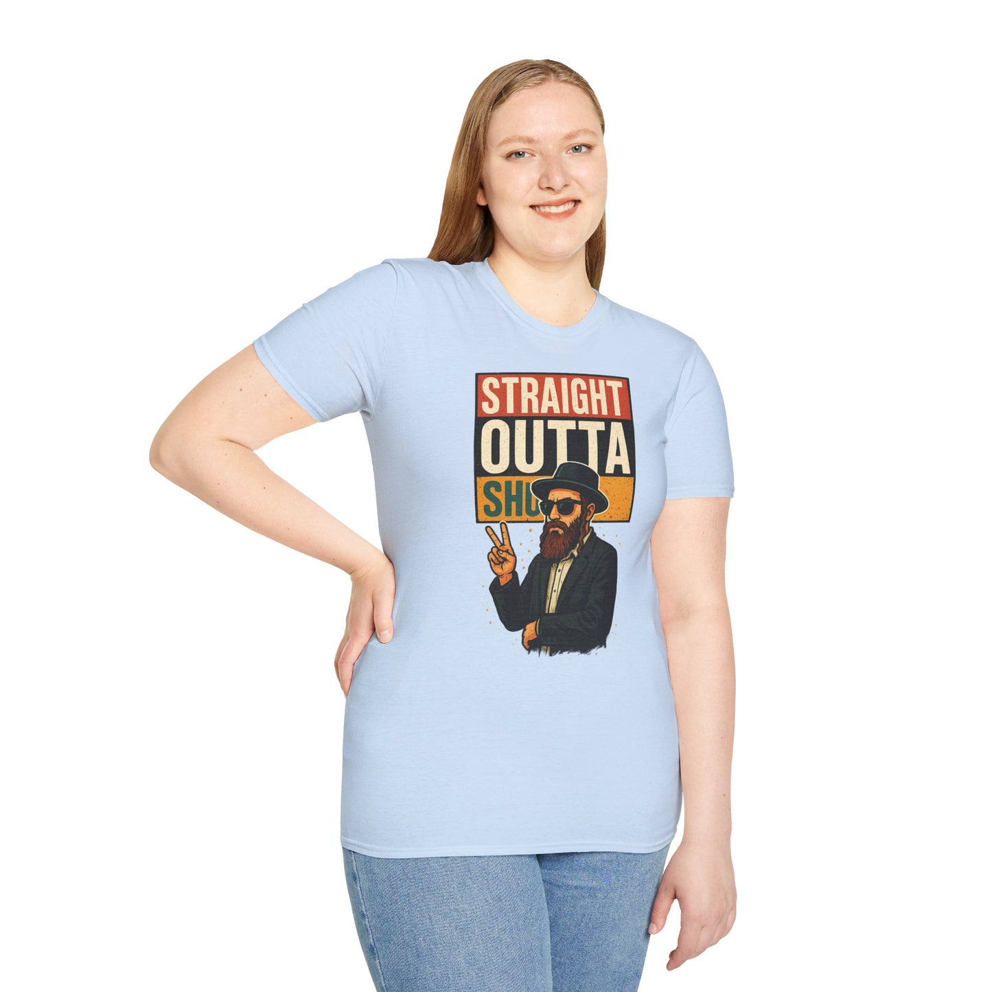 Straight Outta Shul 2- Unisex soft T-shirt, Perfect Gift for Friends
