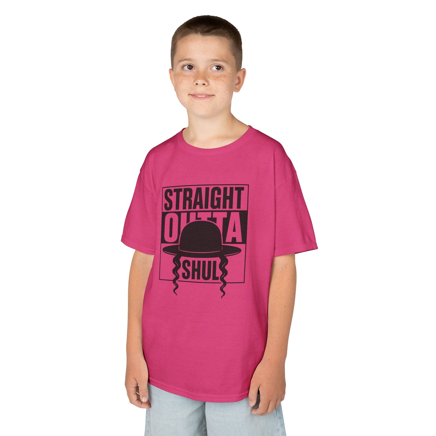 Straight Outta Shul Soft style Kids Tee