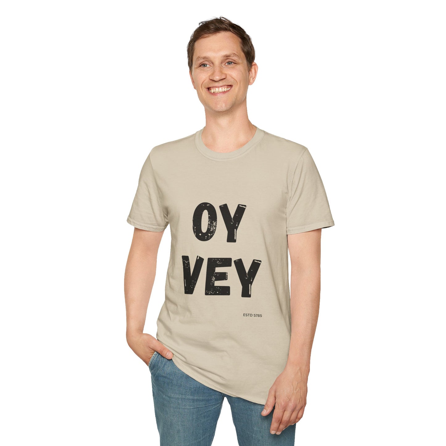 Oy Vey - Unisex soft T-shirt, Perfect Gift for Friends