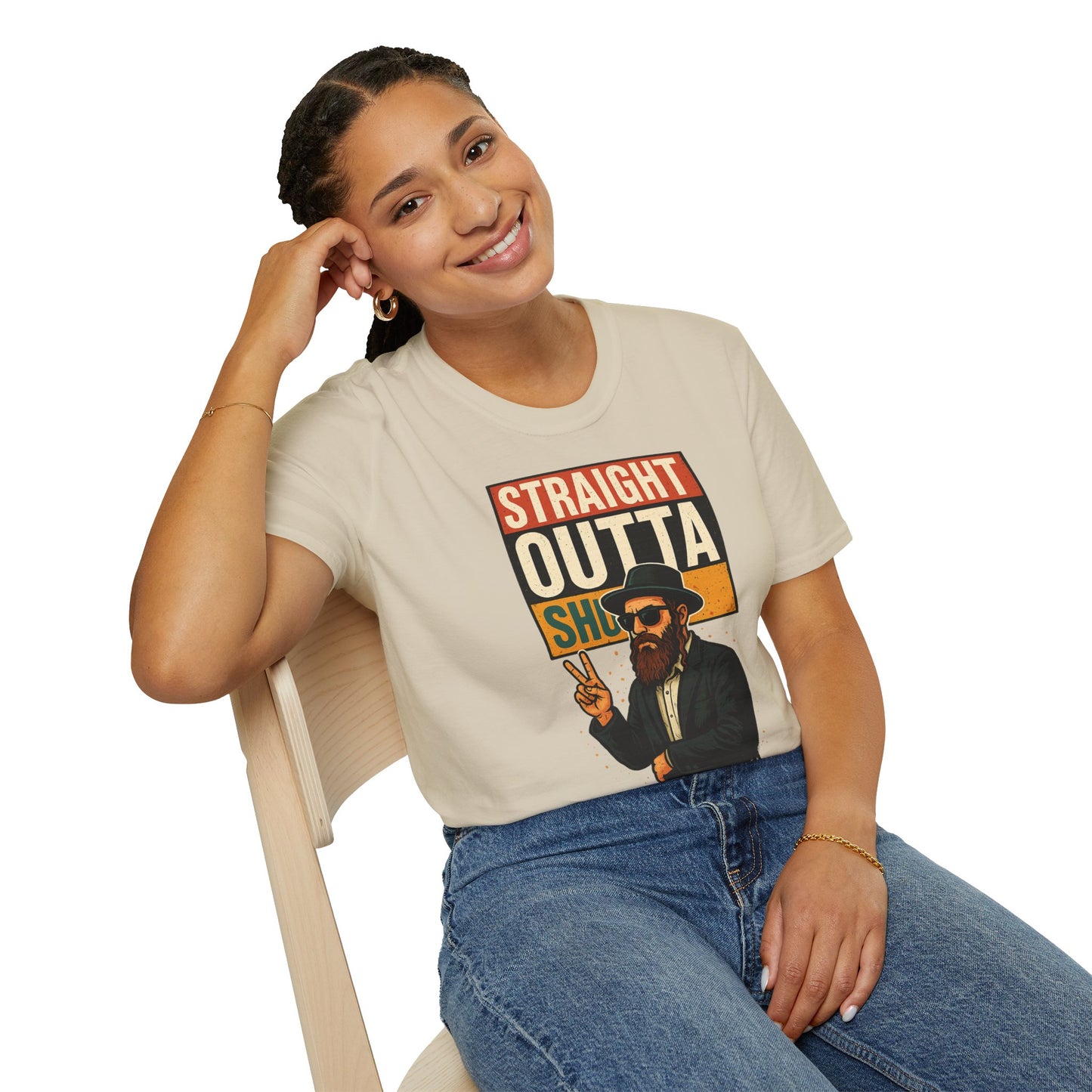 Straight Outta Shul 2- Unisex soft T-shirt, Perfect Gift for Friends