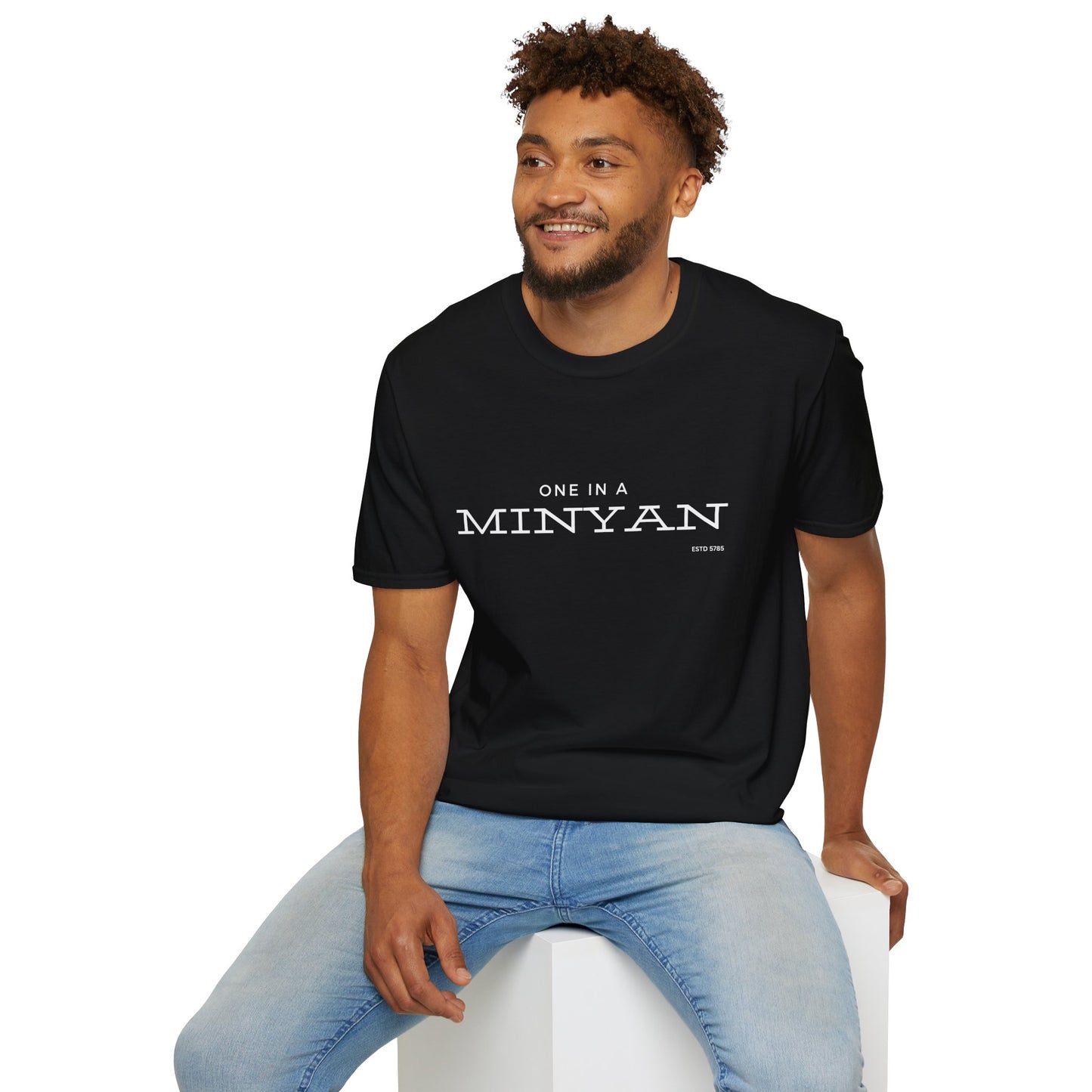 One In A Minyan - Unisex soft T-shirt, Perfect Gift for Friends