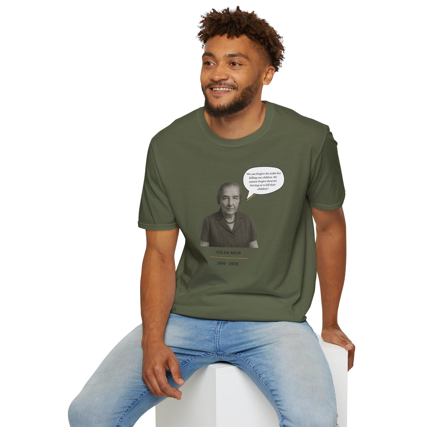 Golda Meir - Unisex soft T-shirt, Perfect Gift for Friends