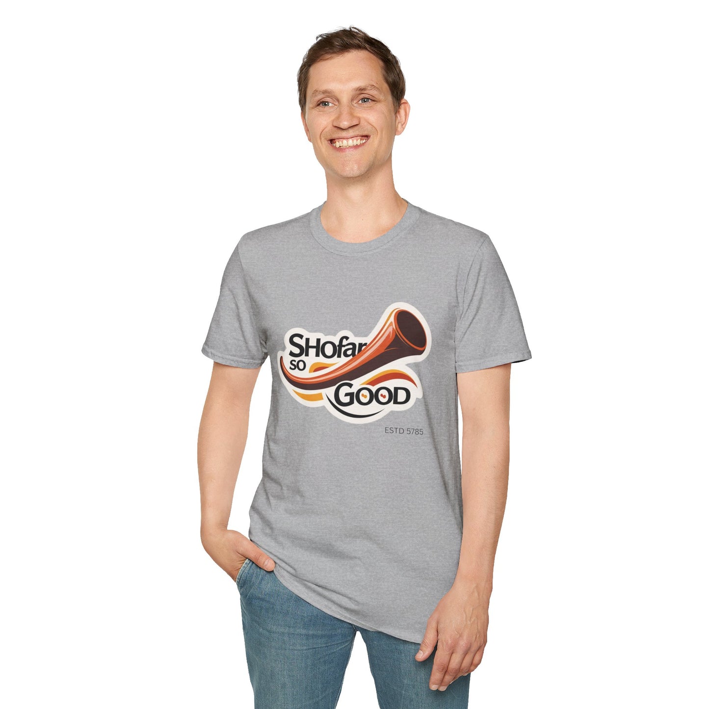 Shofar - Unisex soft T-shirt, Perfect Gift for Rosh Hashanah