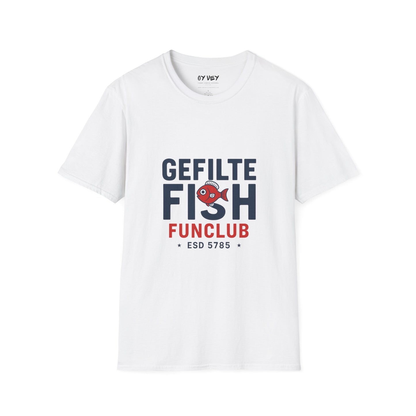 Gefilte Fish Fun Club 2 - Unisex soft T-shirt, Perfect Gift for Friends