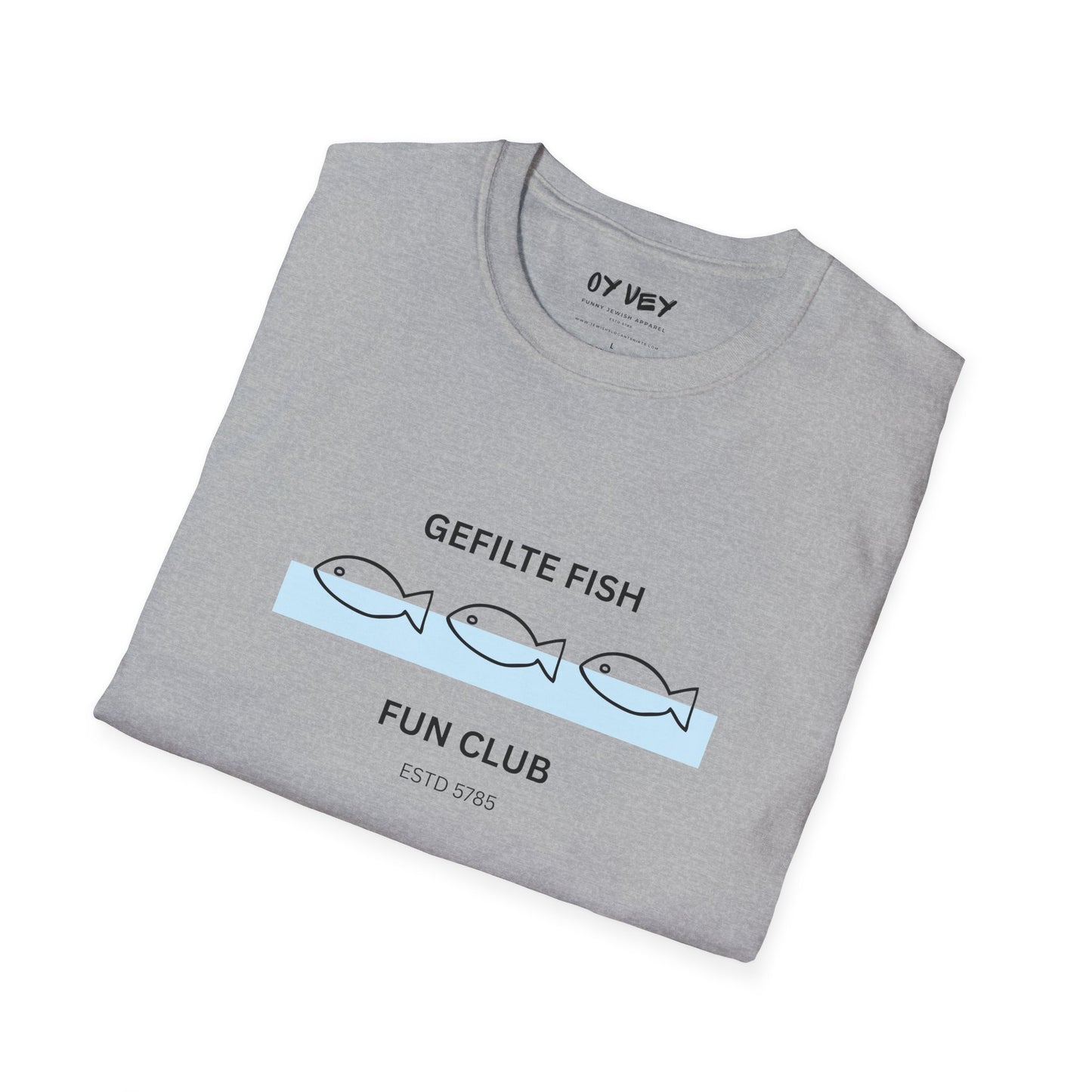 Gefilte Fish Fun Club 2  - Unisex soft T-shirt, Perfect Gift for Friends